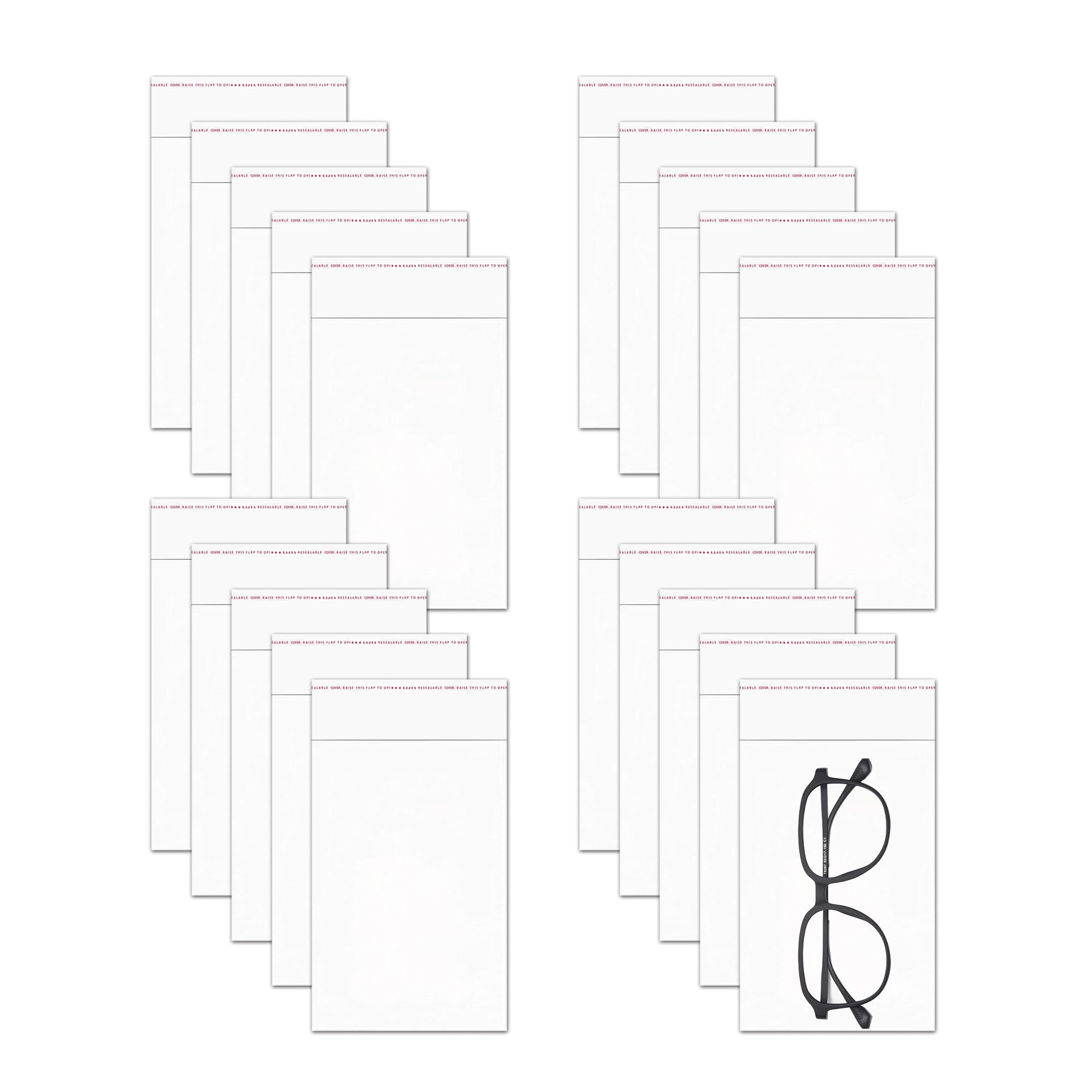 Small Clear Plastic Sealing Bags 300 Count 4" x 6" Small Cellophane Bags for Photos Prints Envelopes Bakery Cookies