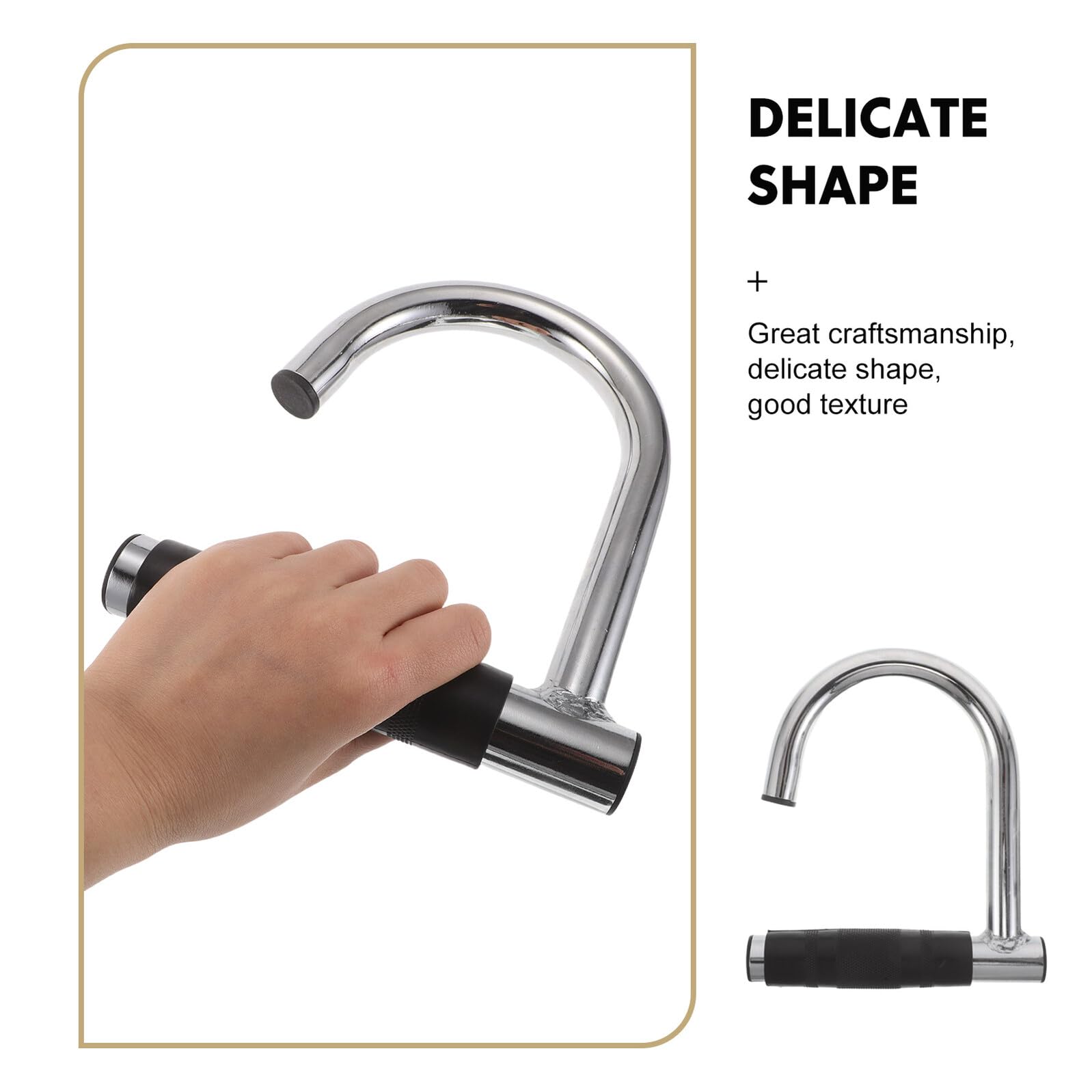 SUPVOX Impugnatura Fitness Antiscivolo con Rivestimento in Gomma Antishock Maniglia Resistente per Attrezzi Palestra e Cavi Accessorio Ergonomico per Allenamenti con Pulley e Trazioni