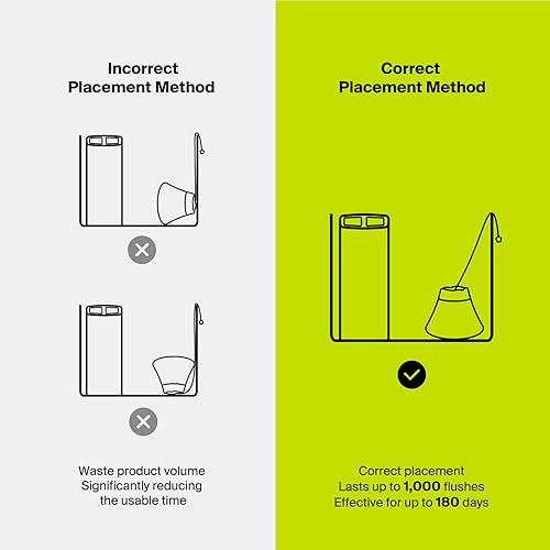 Miniatura 7 de CECEBEAR Pastillas limpiadoras de inodoro de larga duración en botellas, 3 botellas, limpiador de inodoro azul automático de larga duración, gran