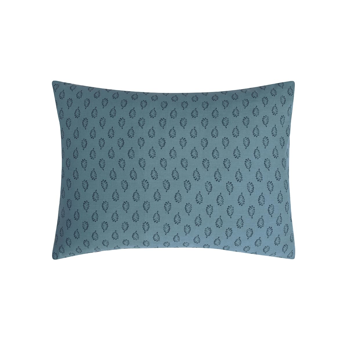 Printed Bamboo Pillowcase, Iris, 50 x 70 cm, Origin, Peacock Blue, 70 x 50 cm (Pack of 1) - Image 2