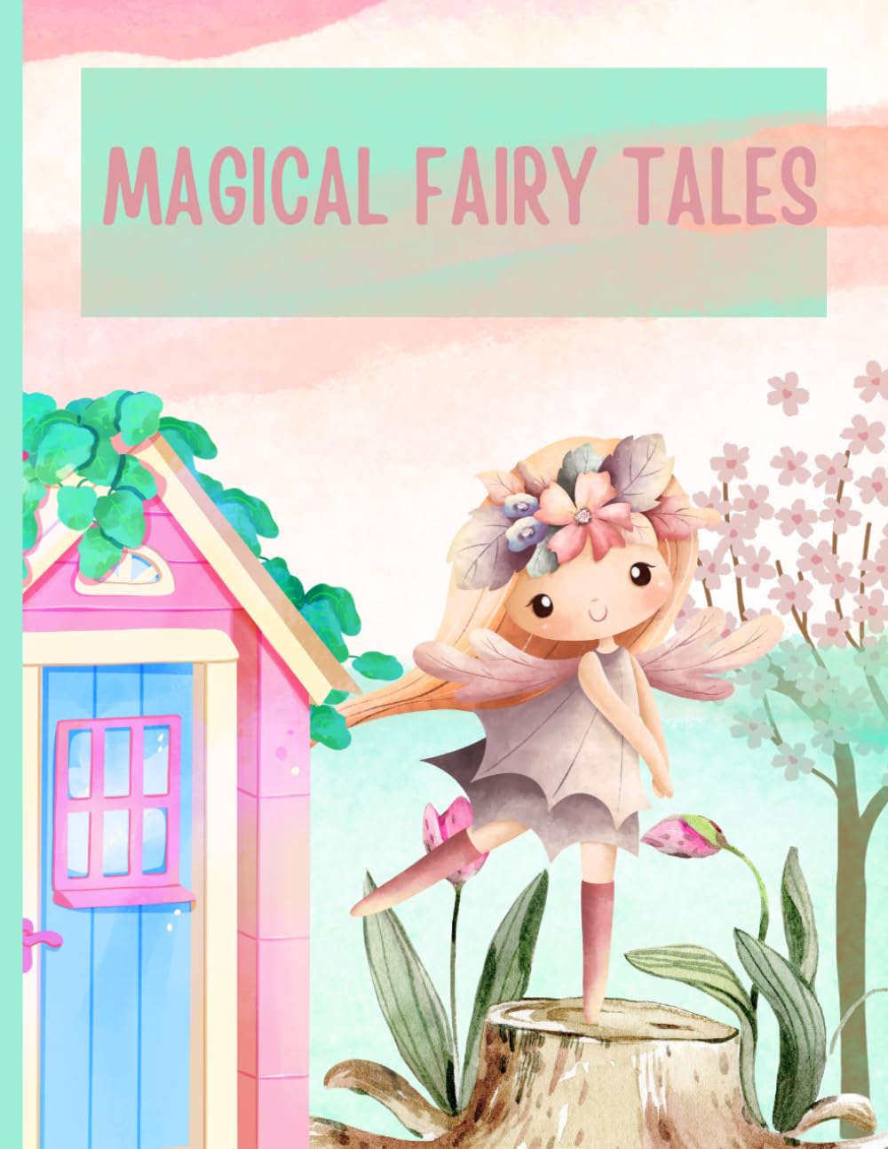 Magical Fairy Tales Coloring Book for Kids Ages 4-8: Enchanted Princesses, Fairies, Castles and Magical Creatures for Relaxing and Creative Coloring Fun