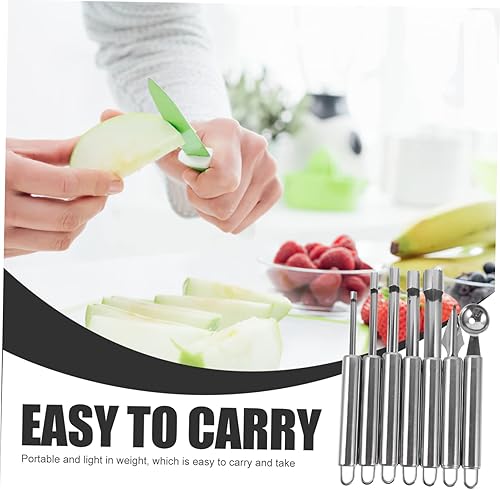 Miniatura 2 de Toddmomy 1 juego descorazonador de frutas sembradora de fresas cáscara piña removedor de ojos herramienta de mano pelador de uva pelador de uva