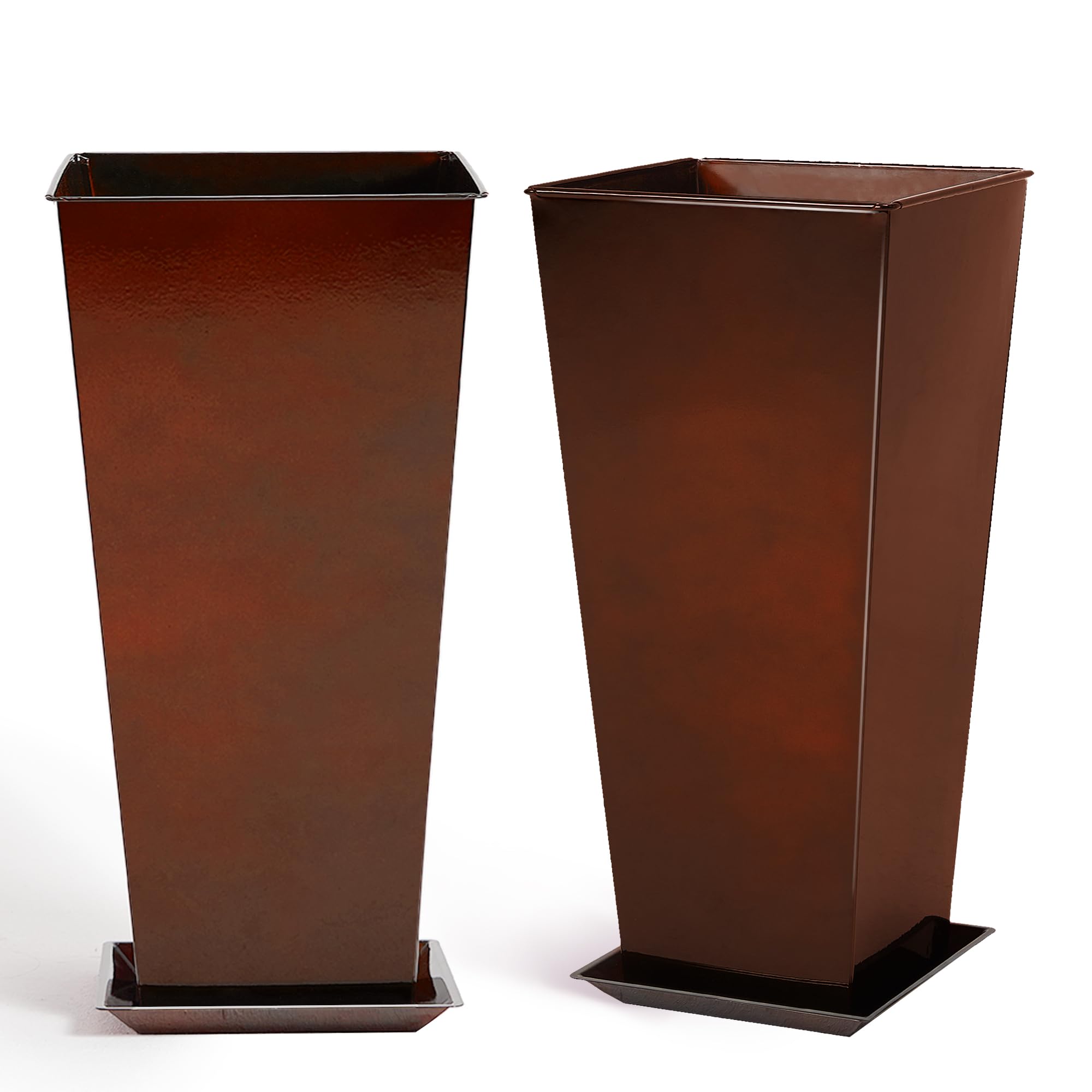 Grand Bac à Plantes pour Balcon et Terrasse - Paire de Pots de Fleurs Verticaux de 71 cm