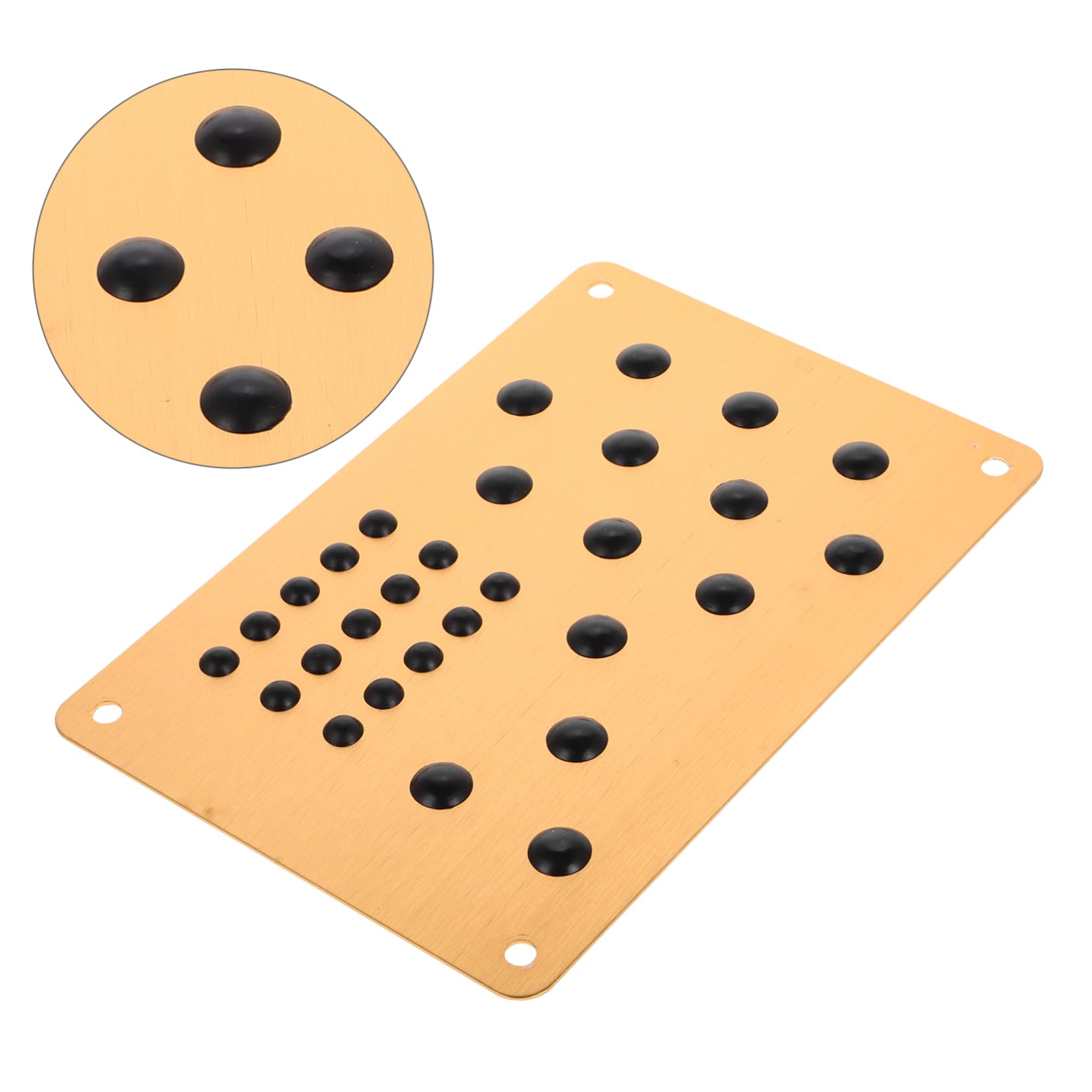 Unomor Cars Floor Mats Fit Foot Pedal Protector Liners for Van SUV Truck Easy Installation Aluminum Alloy Decorative — view 8