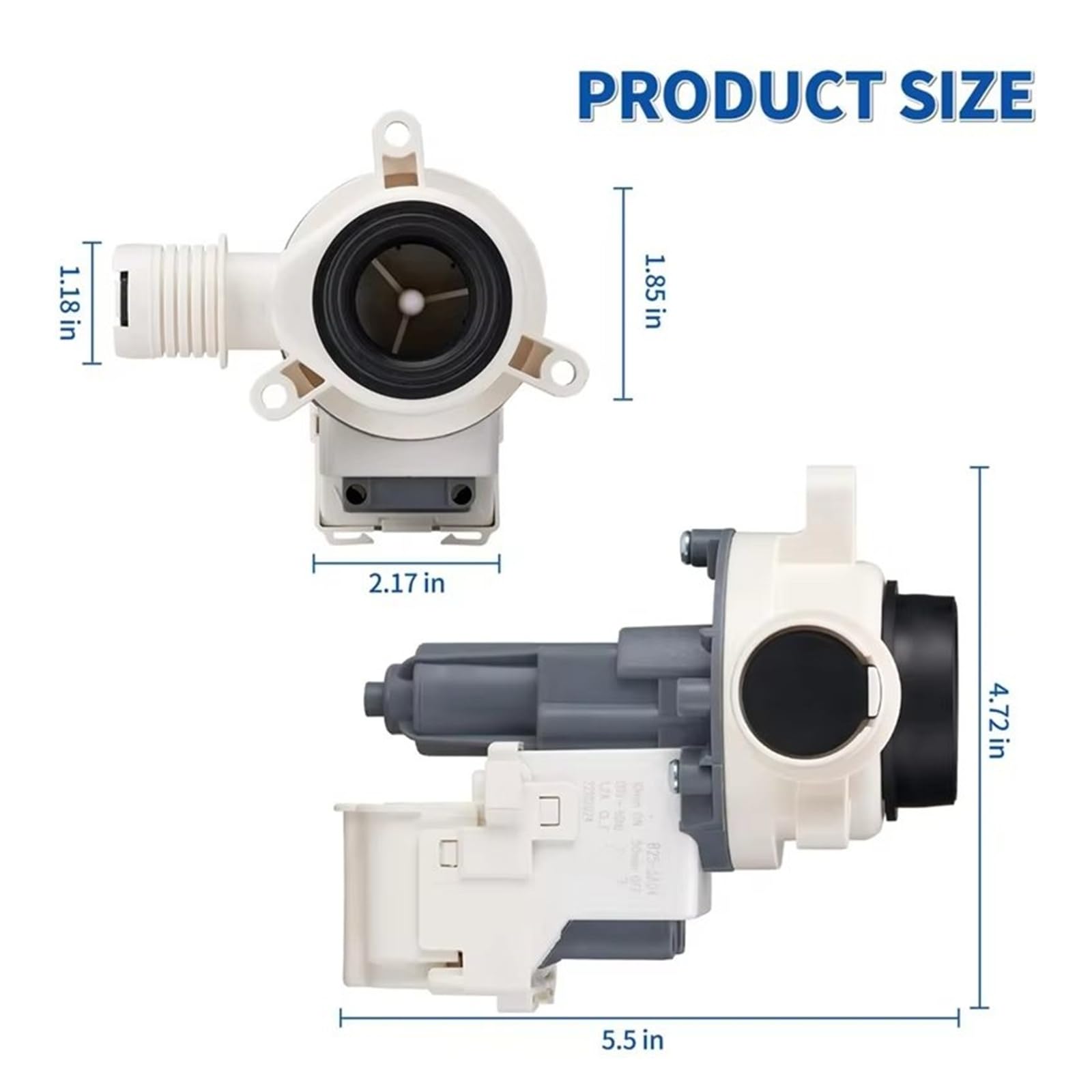 lavatrice Laugenpumpe Motore Per Kenmore Parti Della Pompa Di Scarico Della Lavatrice 120V 60Hz 1.2A