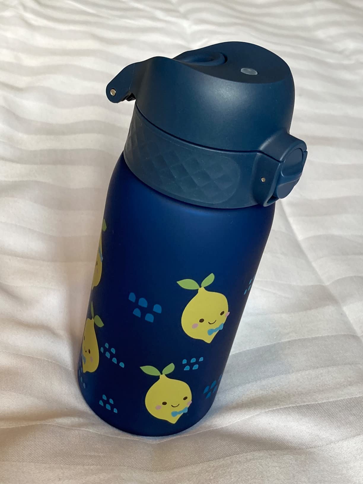 Ion8 Kids Water Bottles, BPA Free, Leakproof, Dishwasher Safe, Easy Open, Secure Lock, Small