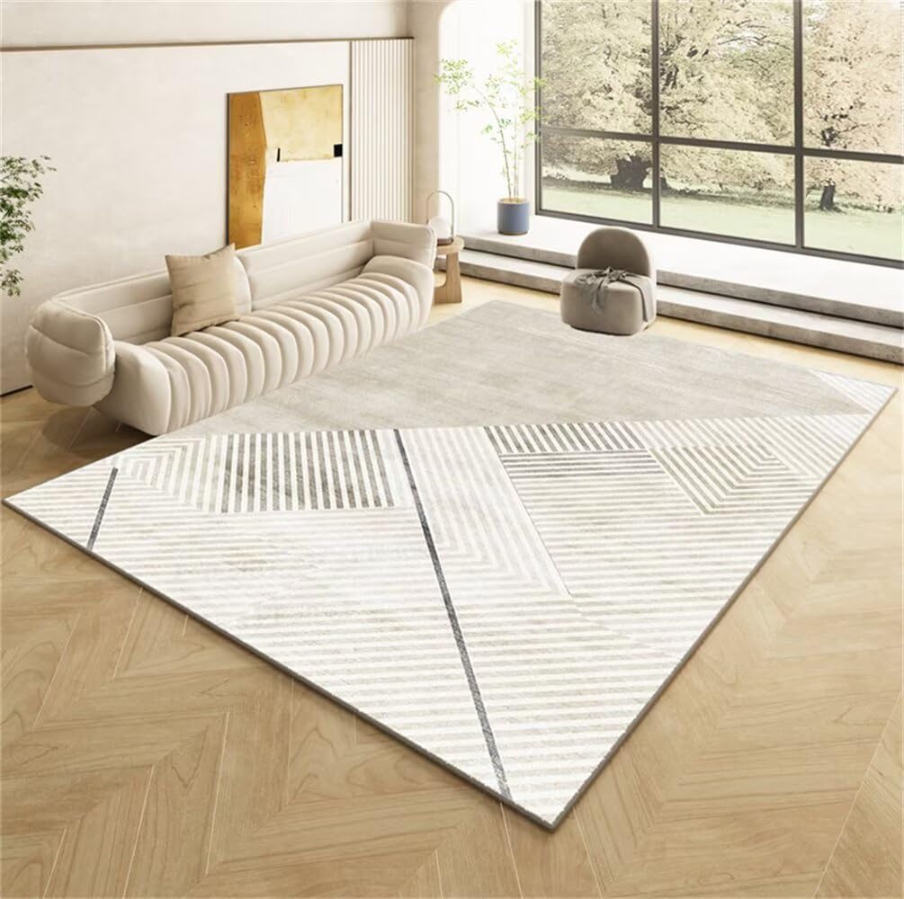 Tapis chambre ado garçon gris 100x210cm lavable antidérapant