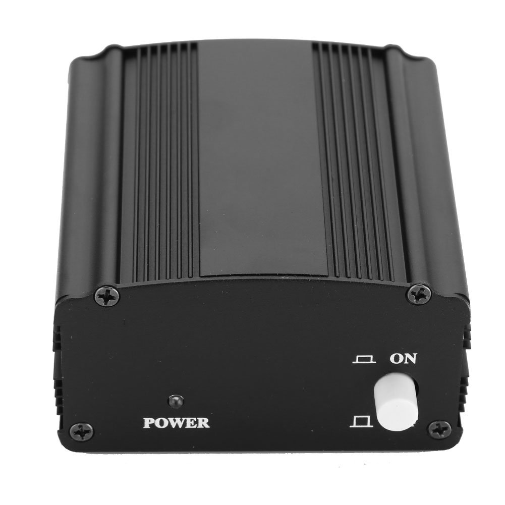 Zasilanie Phantom 48 V 1-kanałowe, zasilanie Phantom z zasilaczem mikrofonu pojemnościowego do nagrywania muzyki (220 V 50 Hz (UE))