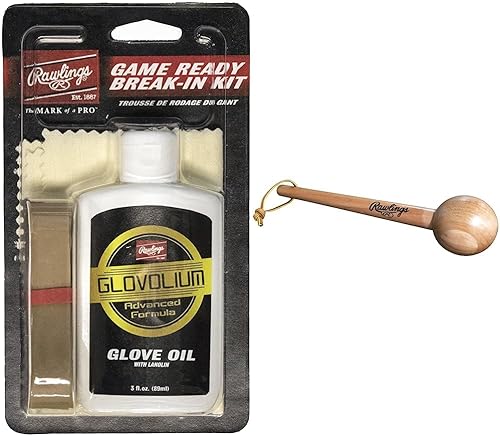 Rawlings Game Ready - Kit de rotura de guantes y mazo de guantes