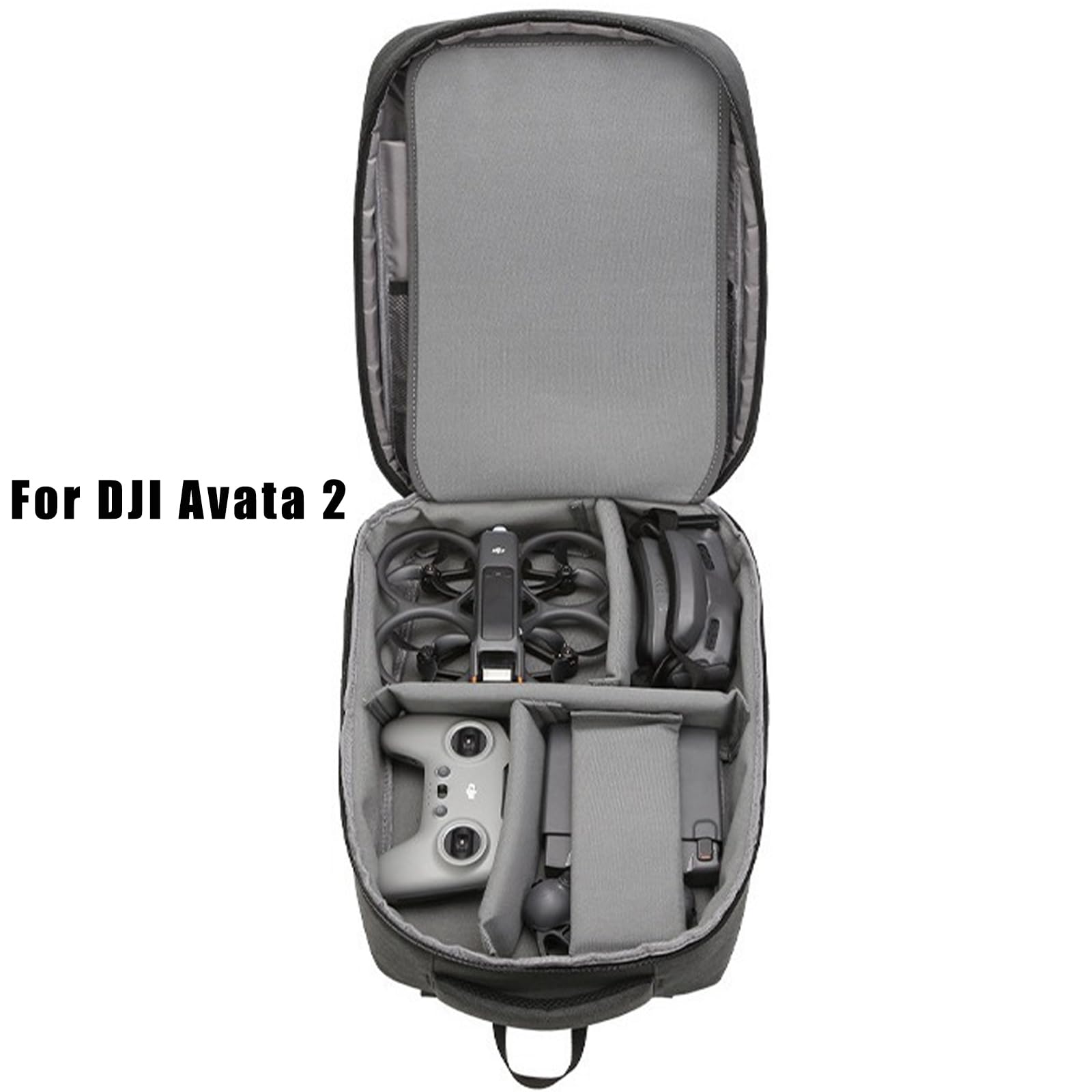 Sac à Dos pour DJI Avata 360, Drone/RC 2/Goggles N3/Goggles 3 Étui Case Bag, DIY Sac de Transport Sacoche de Voyage Étui de Rangement Accessoires pour DJI Avata 360 Combo/Avata 2 Combo