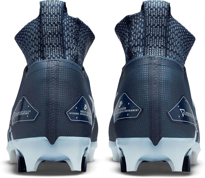 Nike Alpha Menace Elite 3 CT6648-400 College Navy-White Men's Football Cleats Size 12 US3