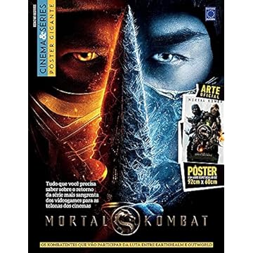 Capa do livro Bookzine Superpôster Cinema e Séries - Mortal Kombat