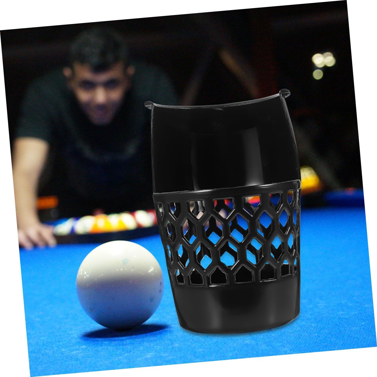 6pcs Billiards Table Pocket Replacement Parts Pool Table Pockets Heavy Duty Pp Material Easy Storage