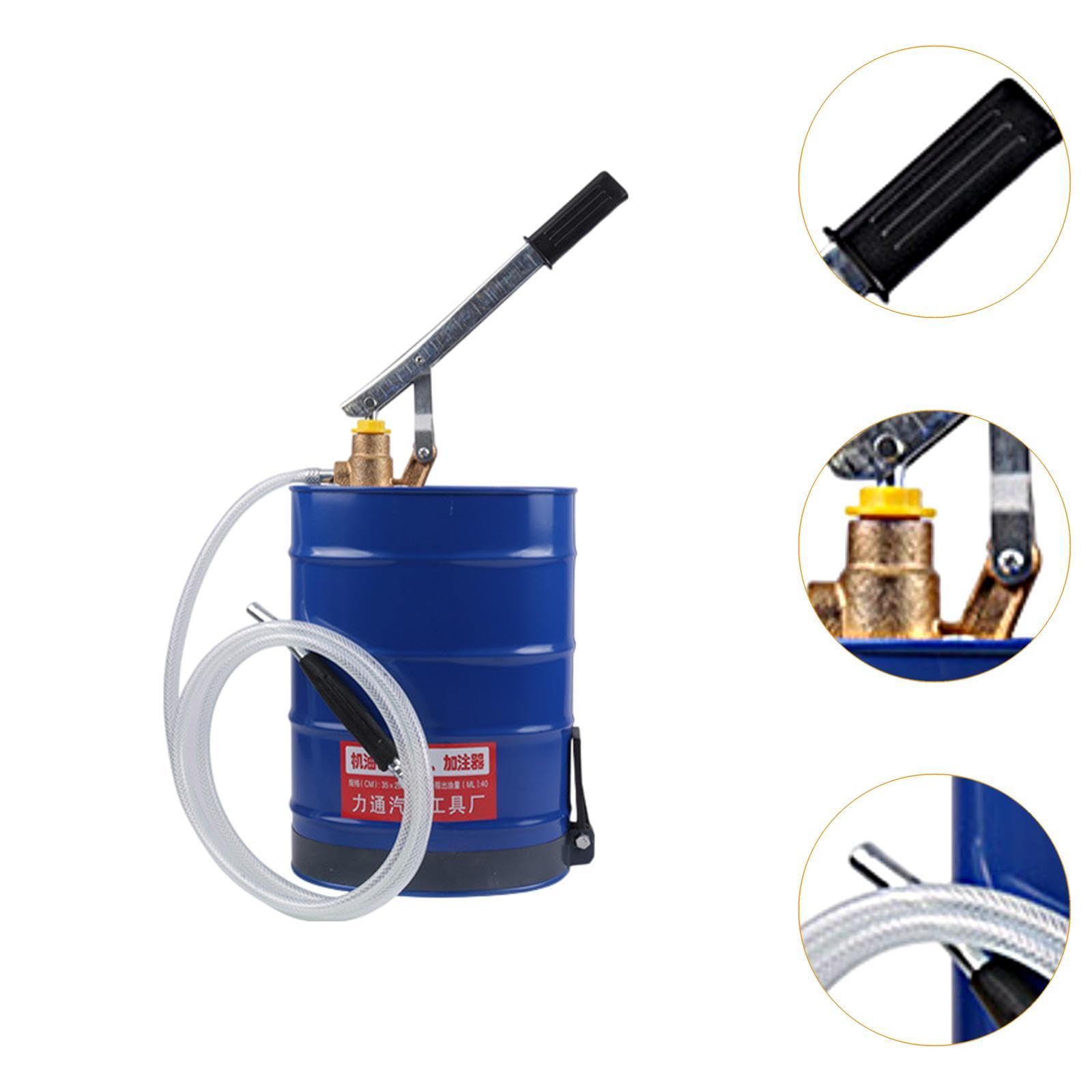 Pompa Oiler Mano a pressione manuale Manuale del motore Filer dell'olio di riempimento per manutenzione automatica dell'olio riempitivo manuale della, Blu