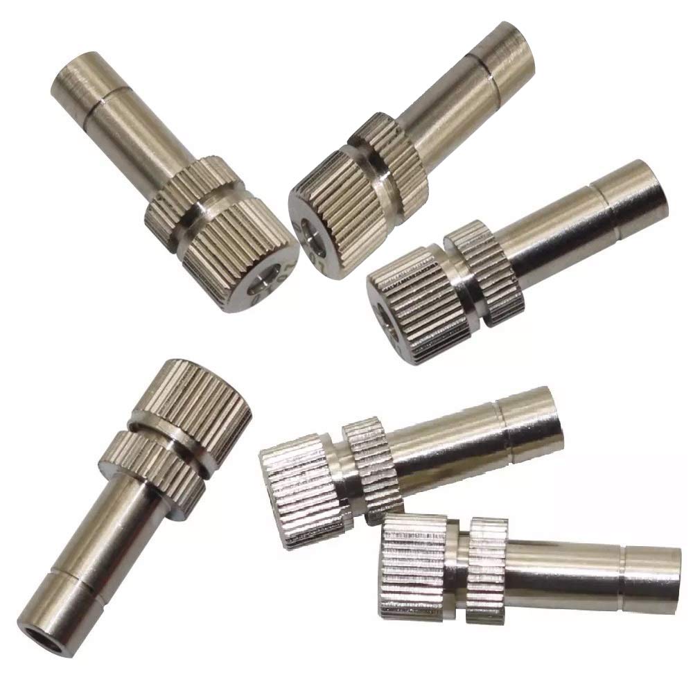 Low Pressure Mist Nozzle Pushfit Anti-Drip Fog Nozzle (Pack of 6) For DIY Sanitation Disinfection Tunnel/Contact less Sanitizer Spray Machine