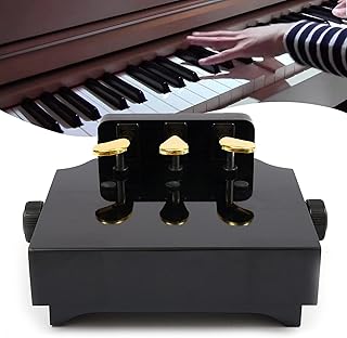 Piano Pedal Extender, Auxiliary Pedal for Children's Piano, Children's Electric Pedal Effect Bench, Children's Piano Pedal Extender with 3 Pedals, Sustain Pedal for Electric Piano