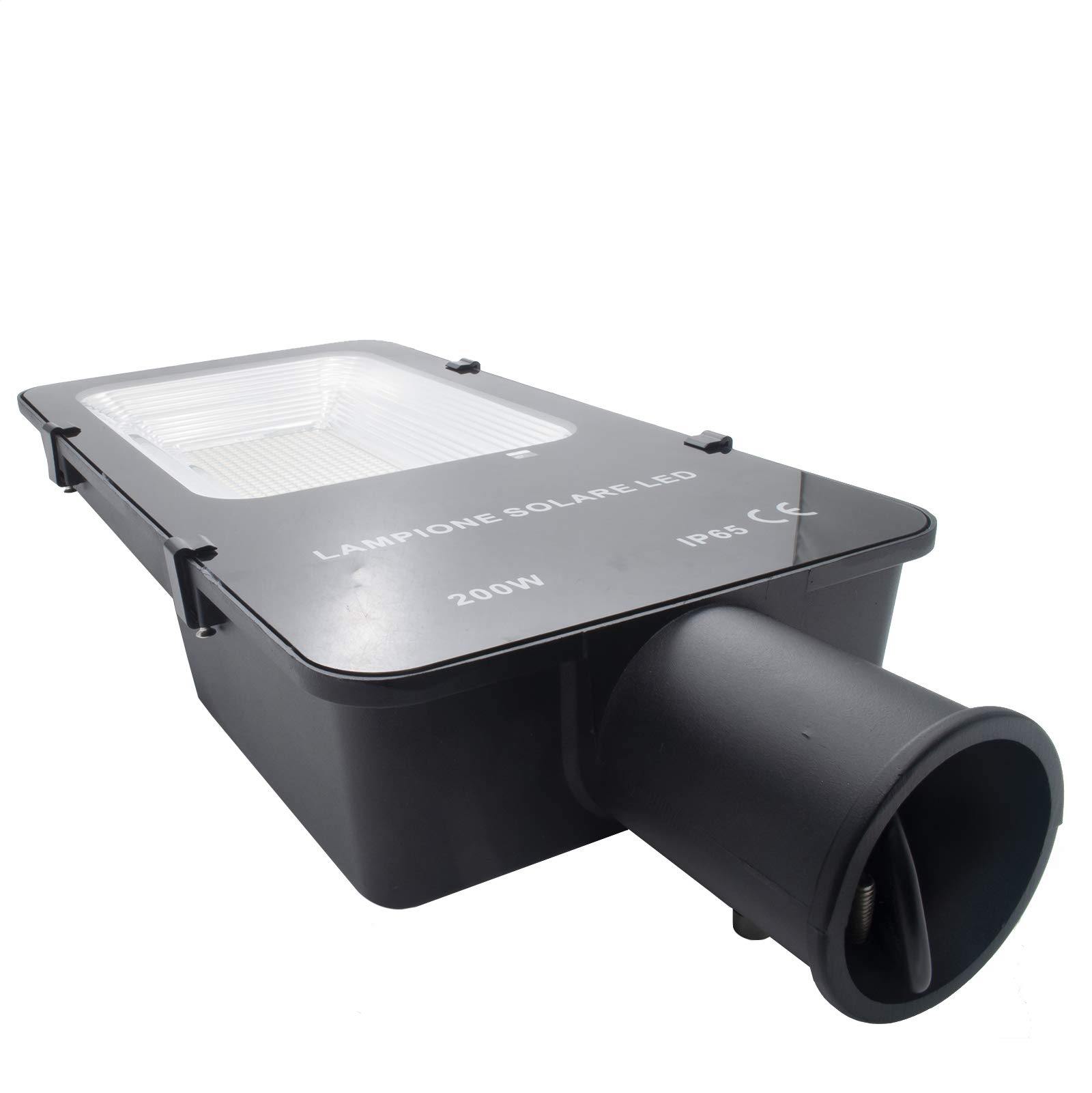 Reflektor drogowy, lampa solarna LED, 200 W, możliwość ściemniania, IP65