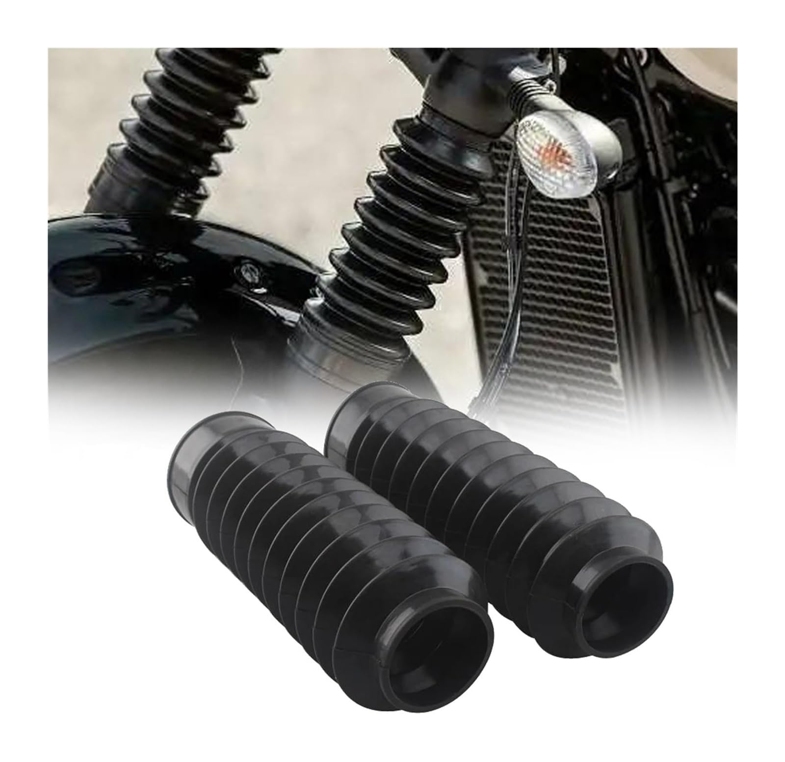 Per H&arley Per Super Per Glide Per Injected 2006 Copertura Ammortizzatore Forcella Anteriore In Gomma Da 49 Mm Freno Frizione Moto