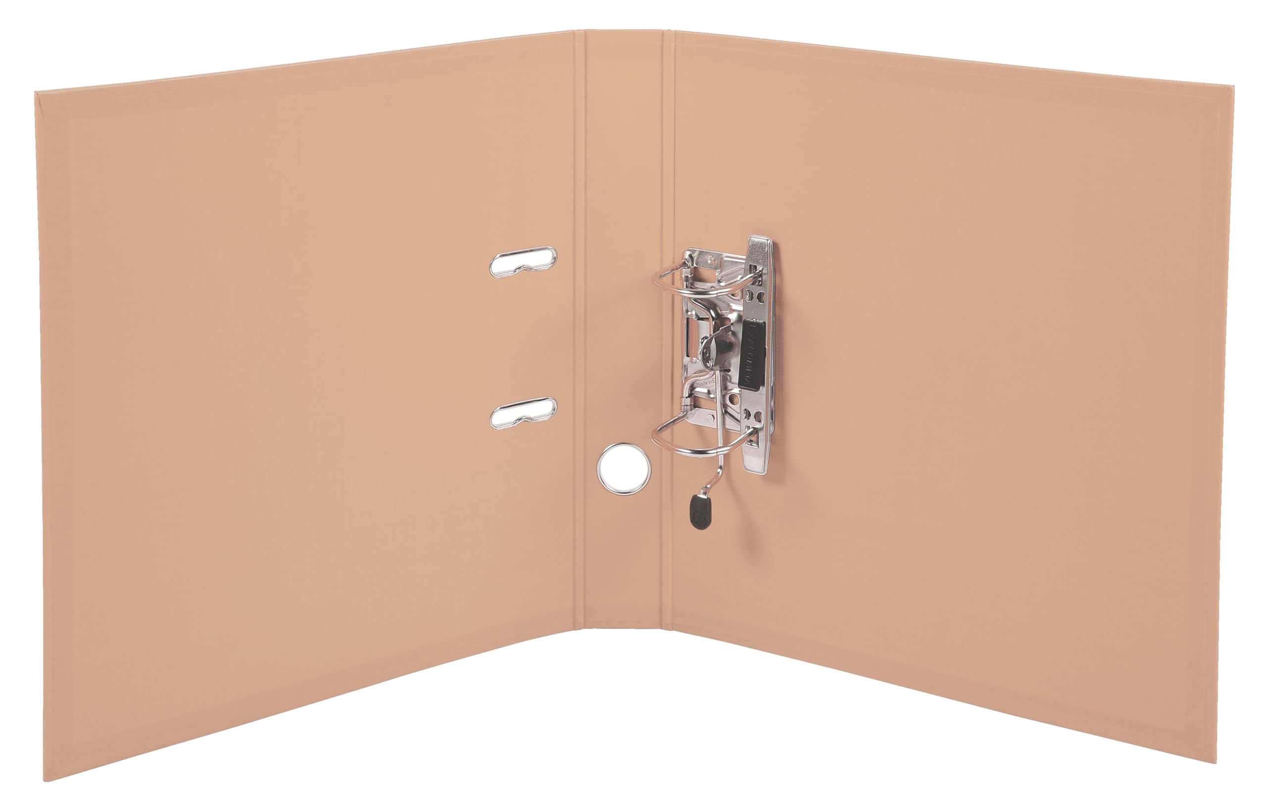 Exacompta 53505E 10er Pack Premium PVC-Ordner Prem´Touch Pastell. 5 cm schmal DIN A4 Ringordner Aktenordner Briefordner Büroordner Plastikordner Schlitzordner Pastelllachs