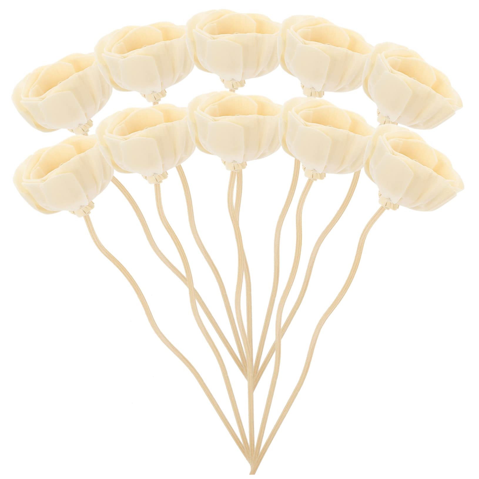 OUNONA 3 Series Aromaterapia con Palitos De Flores De Ratán para Difusor De Aceite Difusor De Interior Recambio De Palitos Difusores Flores Difusores De Aromaterapia 10 Piezas*3