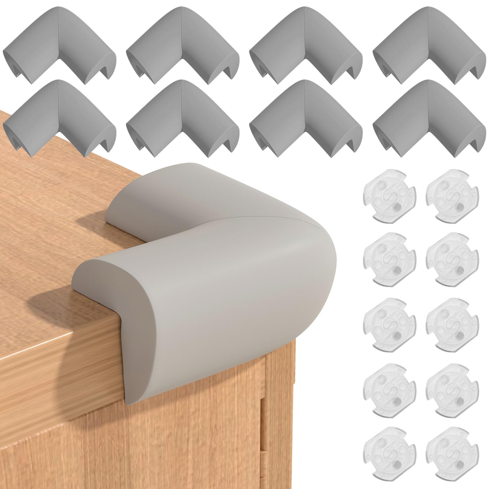 Paraspigoli In Gomma Per Bambini - Angoli Morbidi E Sicuri Per Mobili, Trasparenti E Facili Da Installare - Foto 5