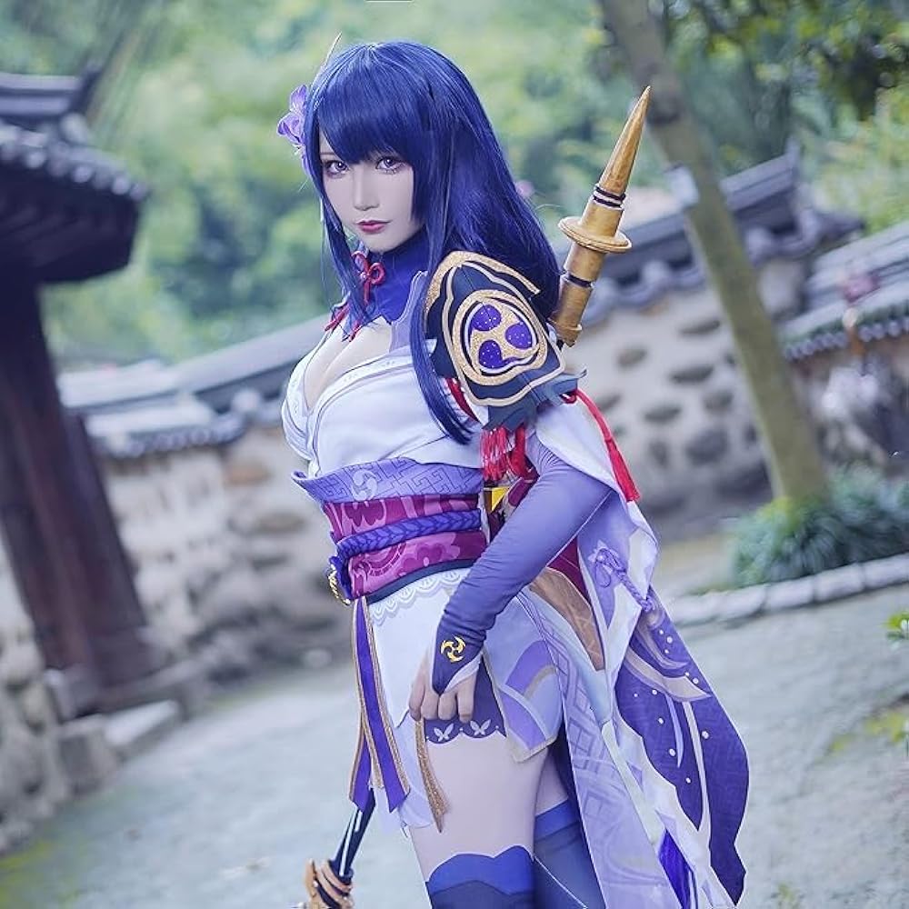 Amazon | [ABARTY] 原神 稲妻 コスプレ ウイッグなし 八重神子