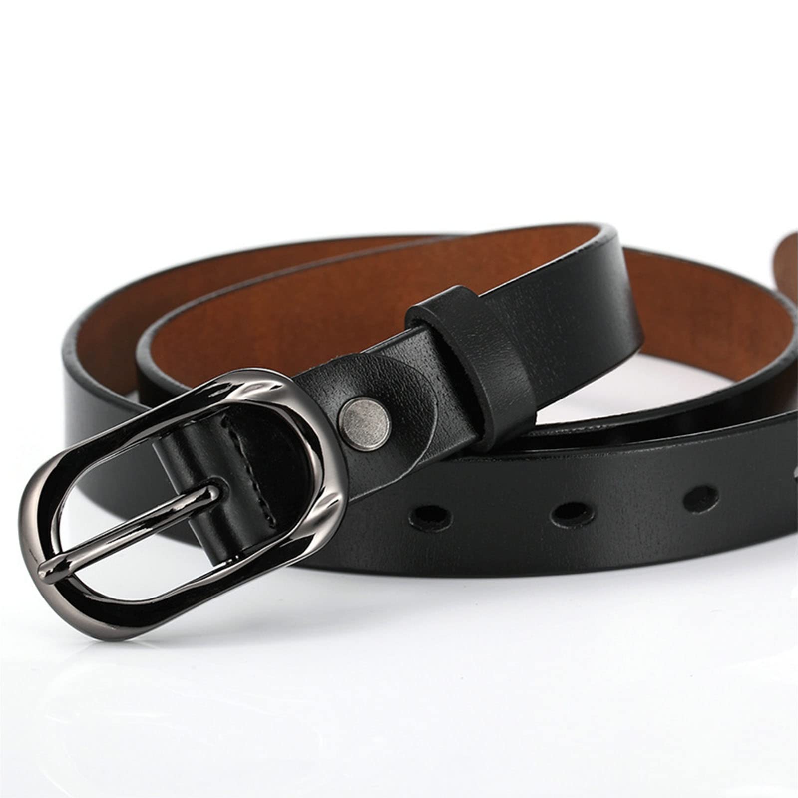 4226 Women\'s Leather Belt With Buckle - Ideal For Dresses, Jeans, And Coats Women main image 4