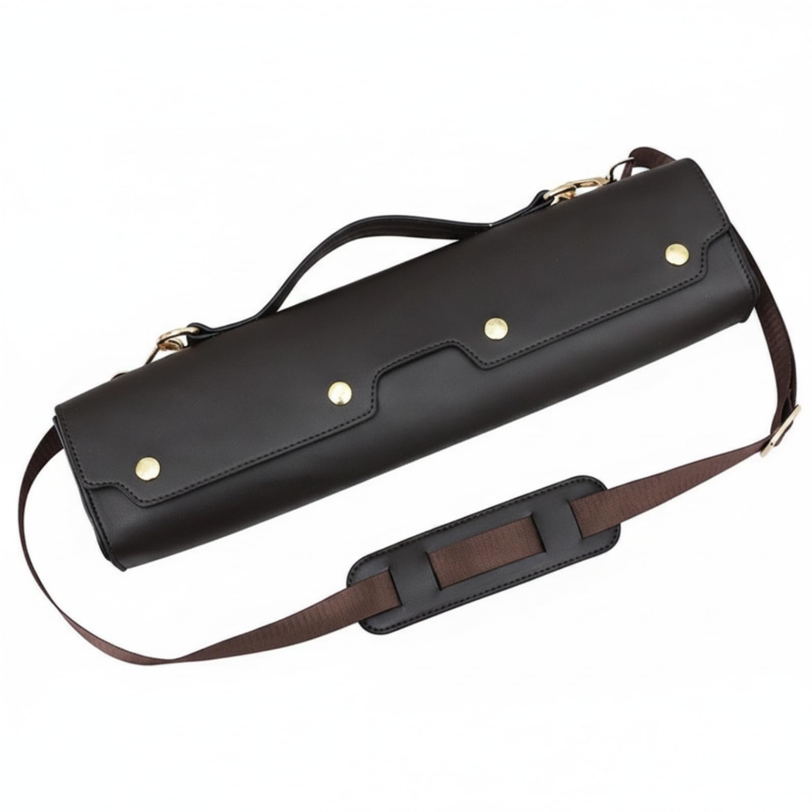 Estuche para Flauta Funda Bolsa Maletín Cubierta para Instrumento con Estructura Rígida Ligera Interior Suave Que Evitrañazos Correa Desmontable, 17 Agujeros
