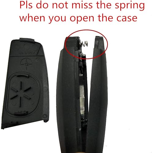 Miniatura 2 de Horande Funda de repuesto para llavero BMW 1 3 5 Series 320li 525li 530 X1 X3 X4 X5 X6 F10 entrada sin llave inteligente llavero remoto sin chip