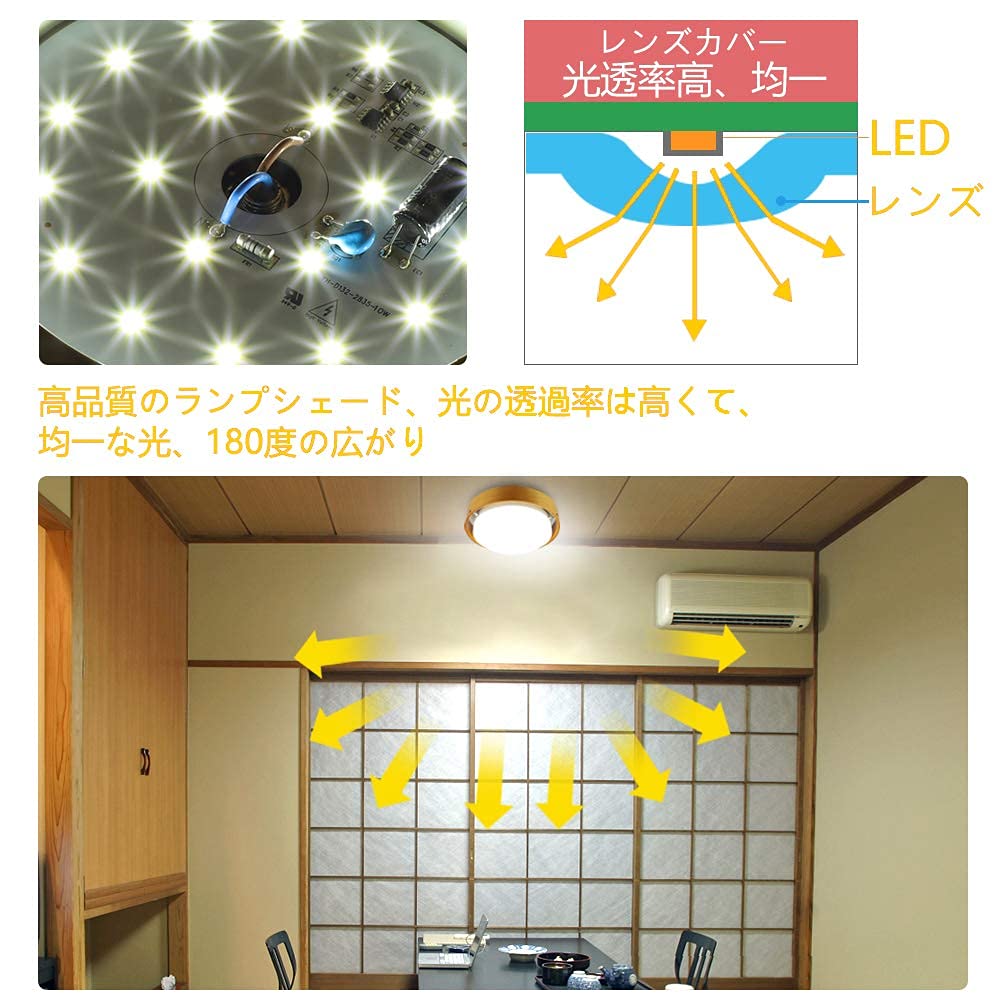 和風 シーリングライト 木製 楽天市場】LED シーリングライト 和風 原木製 長方形 木目 4畳