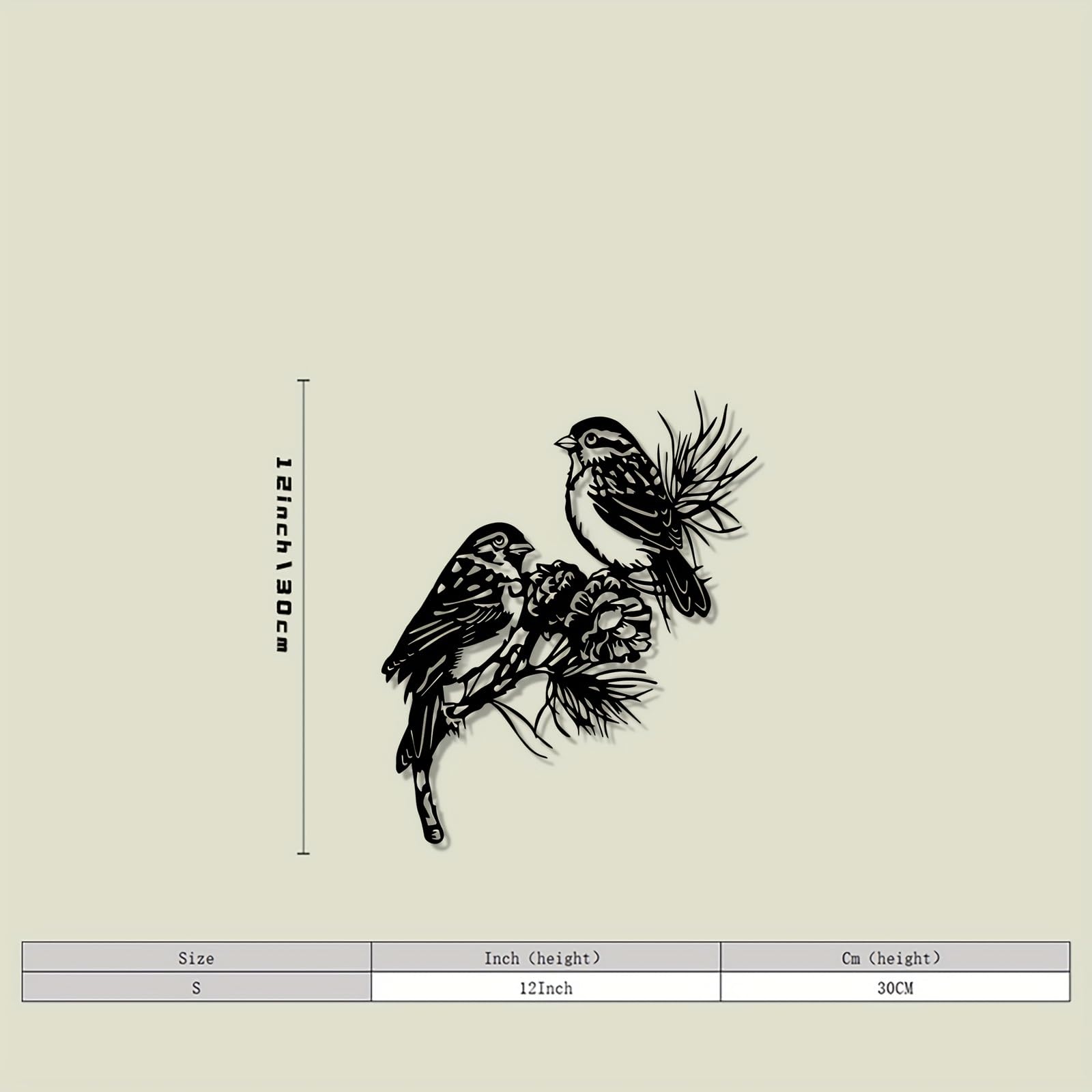 Decoración de pared abstracta contemporánea de metal con colibrí y flor de loto - Mural de estatua de hierro negro para interiores/exteriores, hogar, oficina, amantes de la naturaleza (30 cm/11,8