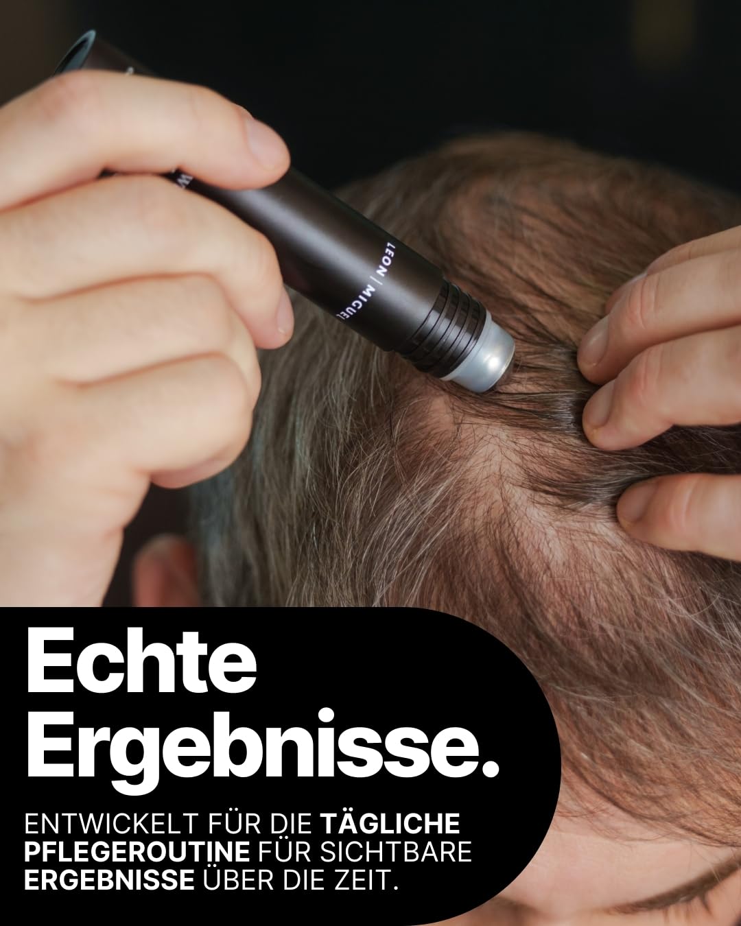 Leon Miguel Hair Growth Activator – serum do włosów wzmacniające cebulki włosów – roll-on z Baicapil, Redensyl, Anagain, Biotyna i żeń-szeń