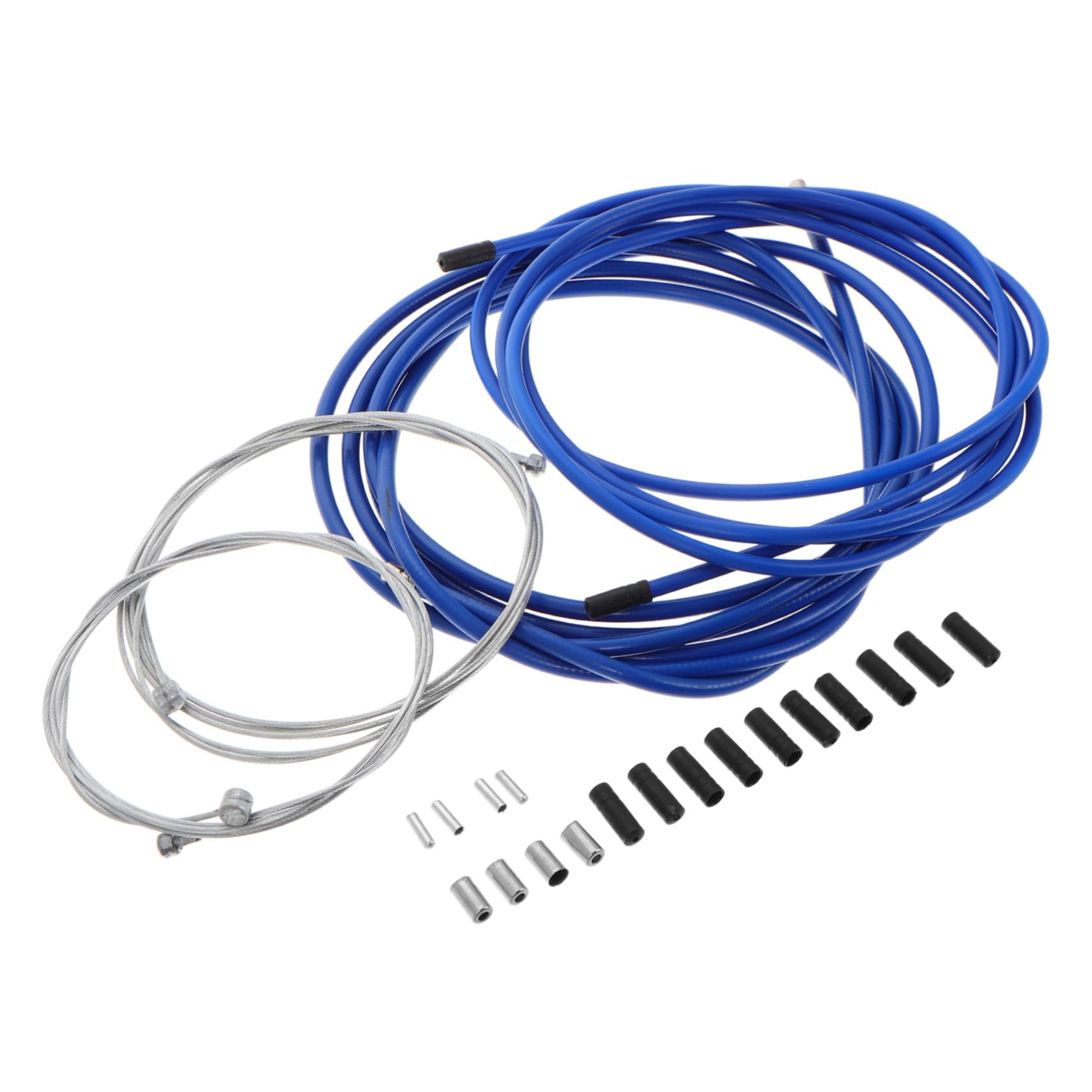 ibasenice 2sets Kit di Guaine per Cavi Freno Bici in Acciaio Inossidabile per Mountain Bike Bici da Strada Pieghevoli con Tubi Parti per Bicicletta