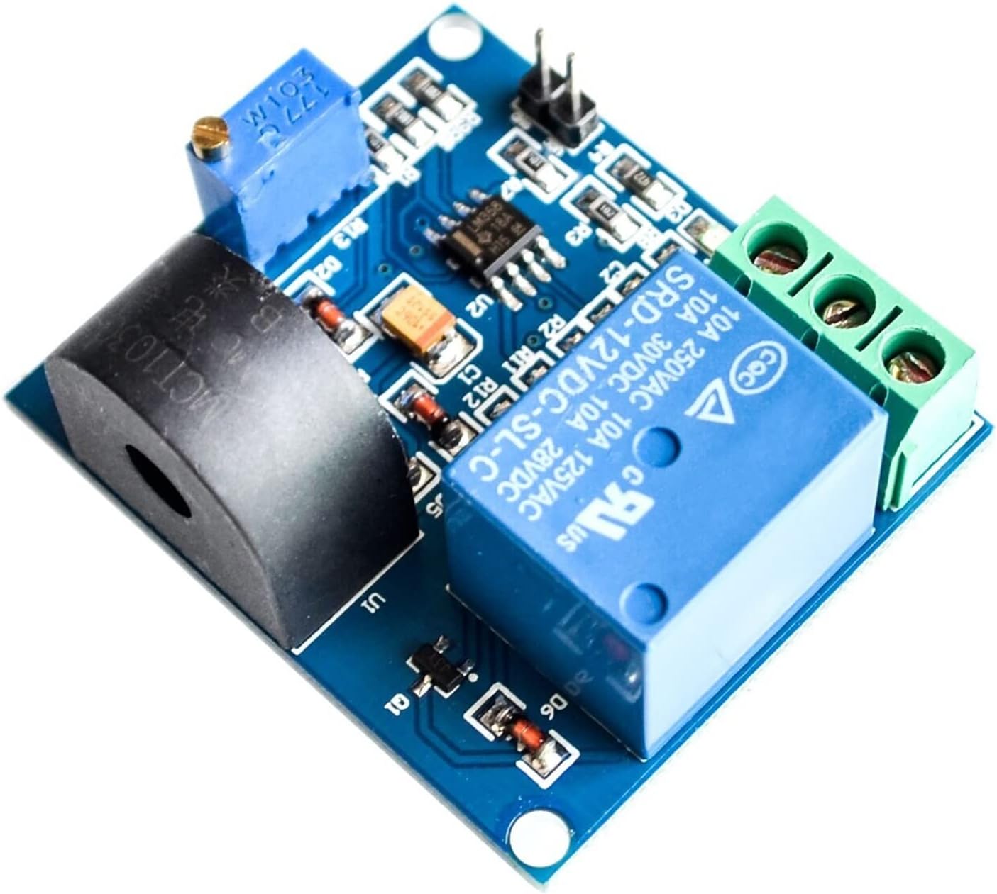 5A overcurrent Protection Sensor Module AC Current 12V Relay
