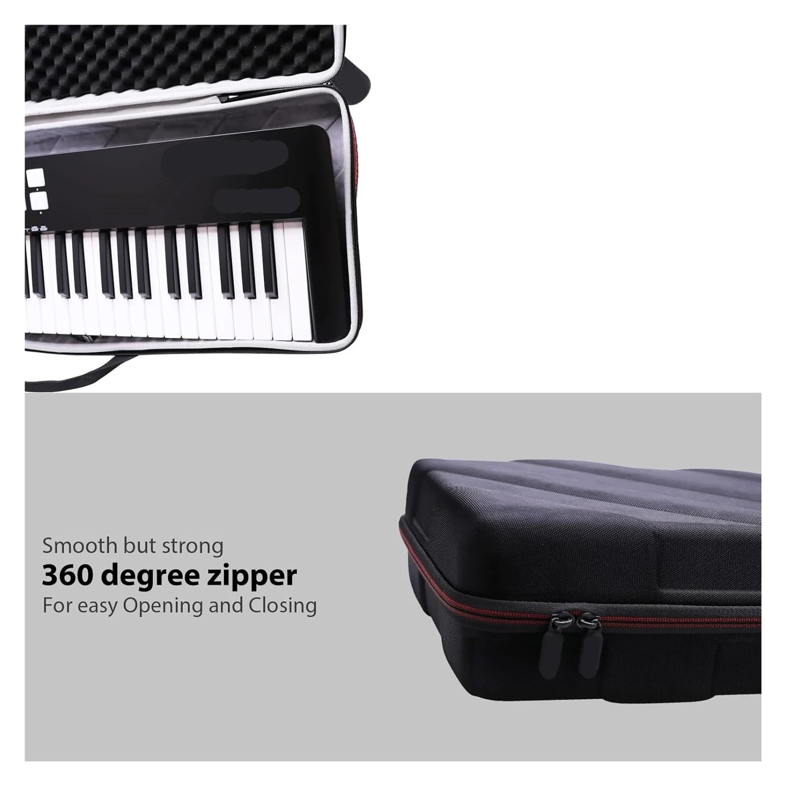 Borsa per Tastiera Custodia for controller for tastiera MIDI, borsa protettiva da viaggio for custodia rigida Solo for