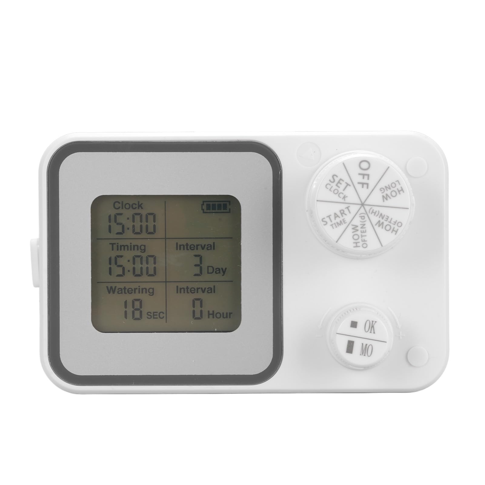 Ejoyous Système d'arrosage Automatique Arroseur Automatique pour Plantes en ABS avec écran LCD et Batterie Rechargeable de 2000 MAh Minuterie d'eau Programmable pour Plantes 'intérieur Balcon