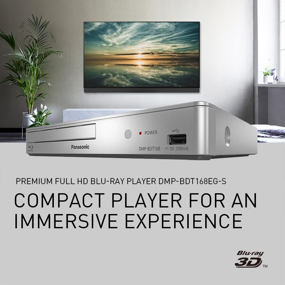 Panasonic DMP-BDT168 Blu-ray Player silber (DMP-BDT168AG)