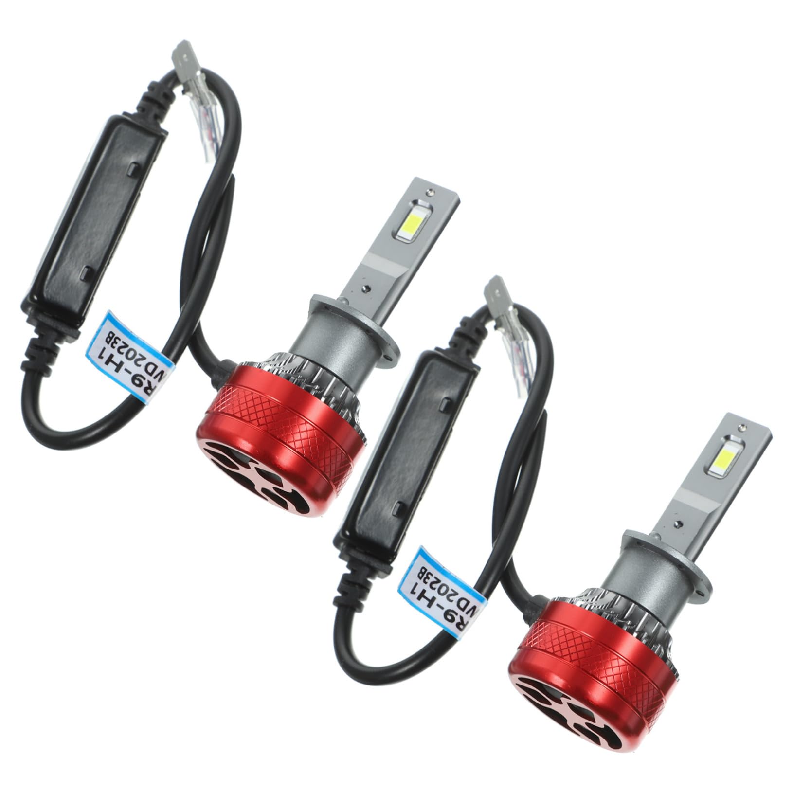 Lampadine LED per Fari Auto H1, Coppia in Alluminio | Ricambio Fari Anteriori, Illuminazione Stabile e Massima Luminosità, Visibilità Notturna Migliorata