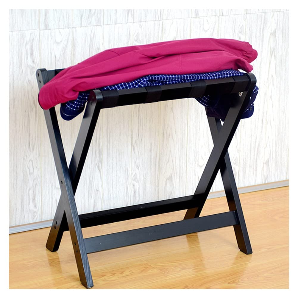 Porte-bagages pliable de chevet blanc 60 cm portant vêtements hôtel maison