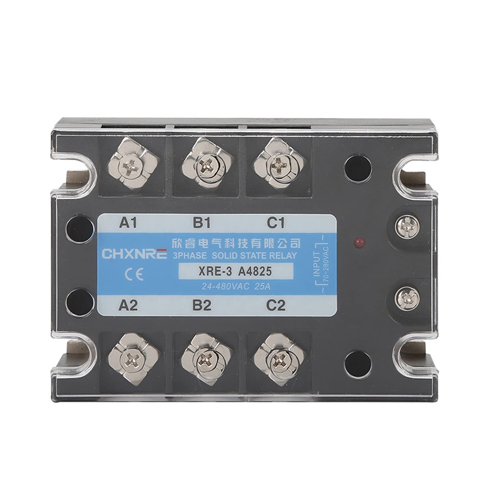 GJZIFGFWQ Plastic shell solid state relay 25A~200A DA AA three-phase DC control AC 480V SSR-25DA 40DA 60DA