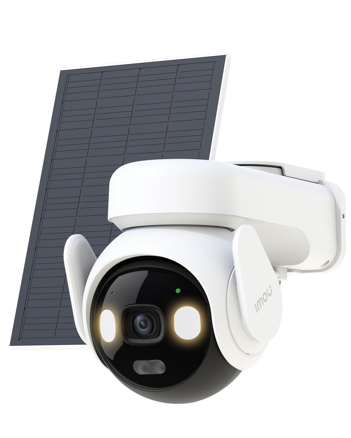 Imou 3K Solar Security Camera for Home, Wireless Outdoor Camera with Solar Panel, Outdoor Surveillance Cameras, Dome Surveillance Cameras AOV PT with New 3W Solar Panel, Works with Alexa