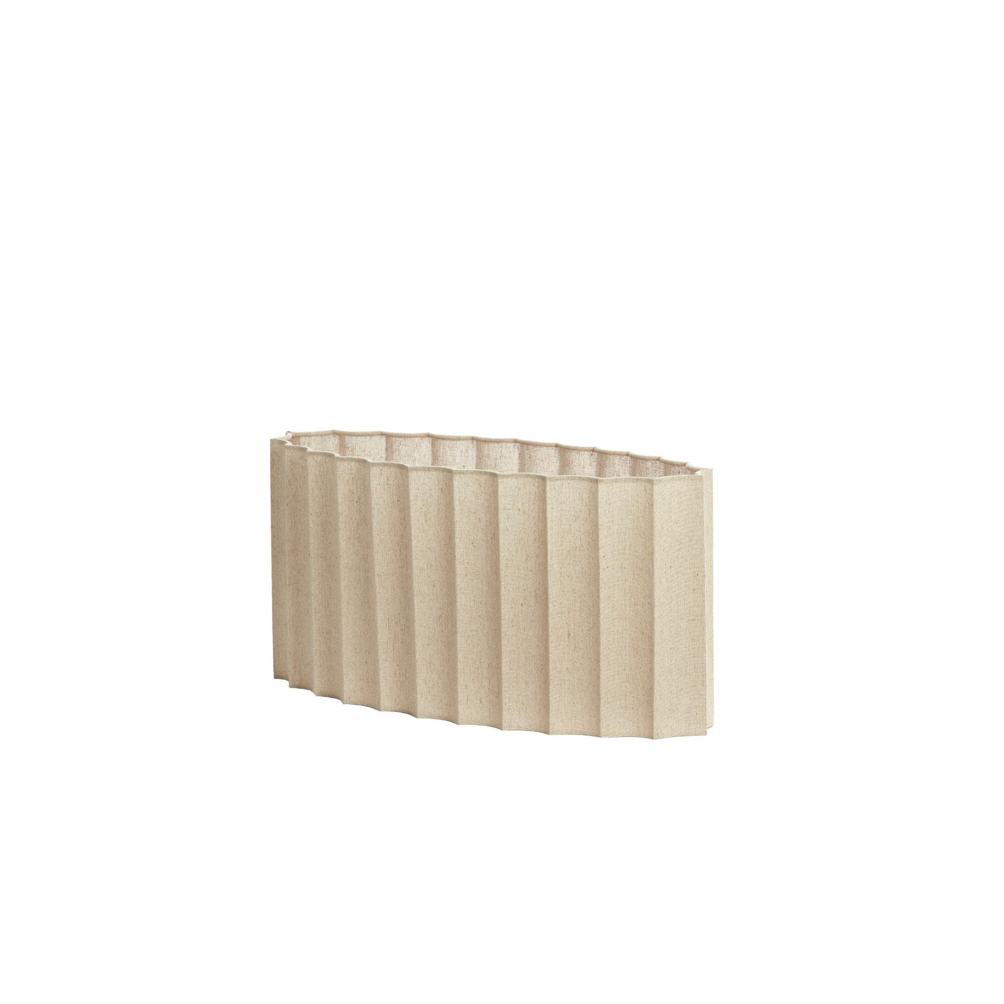 Light & Living Lampenschirm oval Disli - Creme - 58x24x27cm | Oval - Modern - Textilien