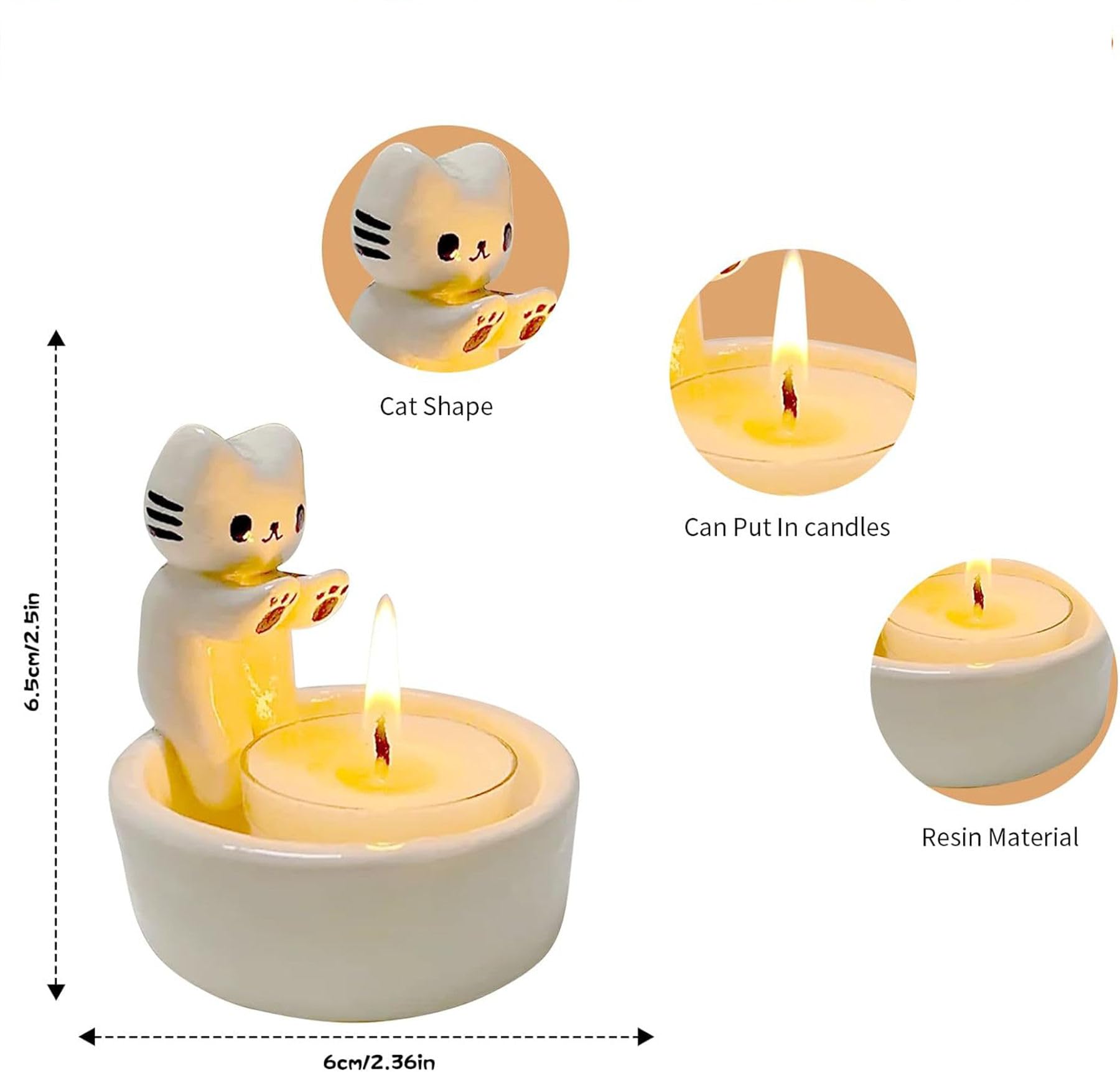 Bougeoir En Forme De Chat En Forme De Pattes De Chat