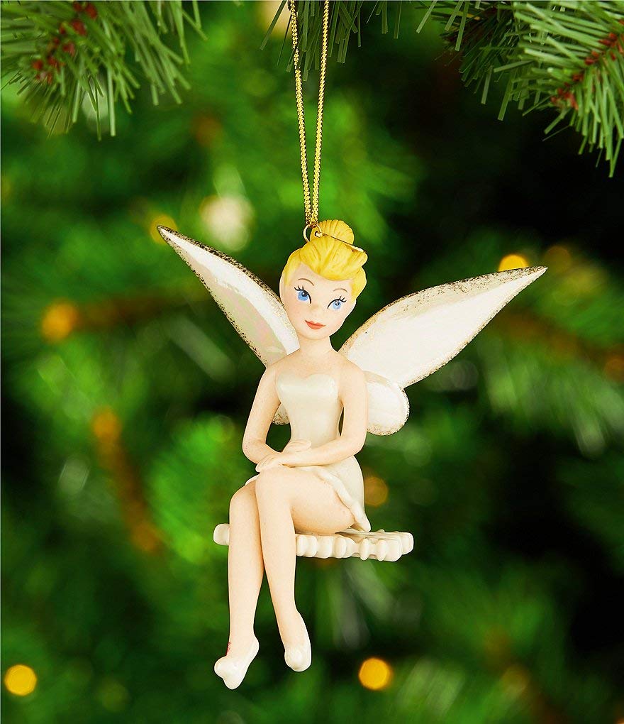 Amazon.com: 2018 Lenox Walt Disney Snowflake Tinkerbell Figurine