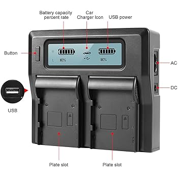 Sony NP-FZ100 2セット Amazon.com: K&F CONCEPT NP-FZ100 2280mAH Battery and Dual