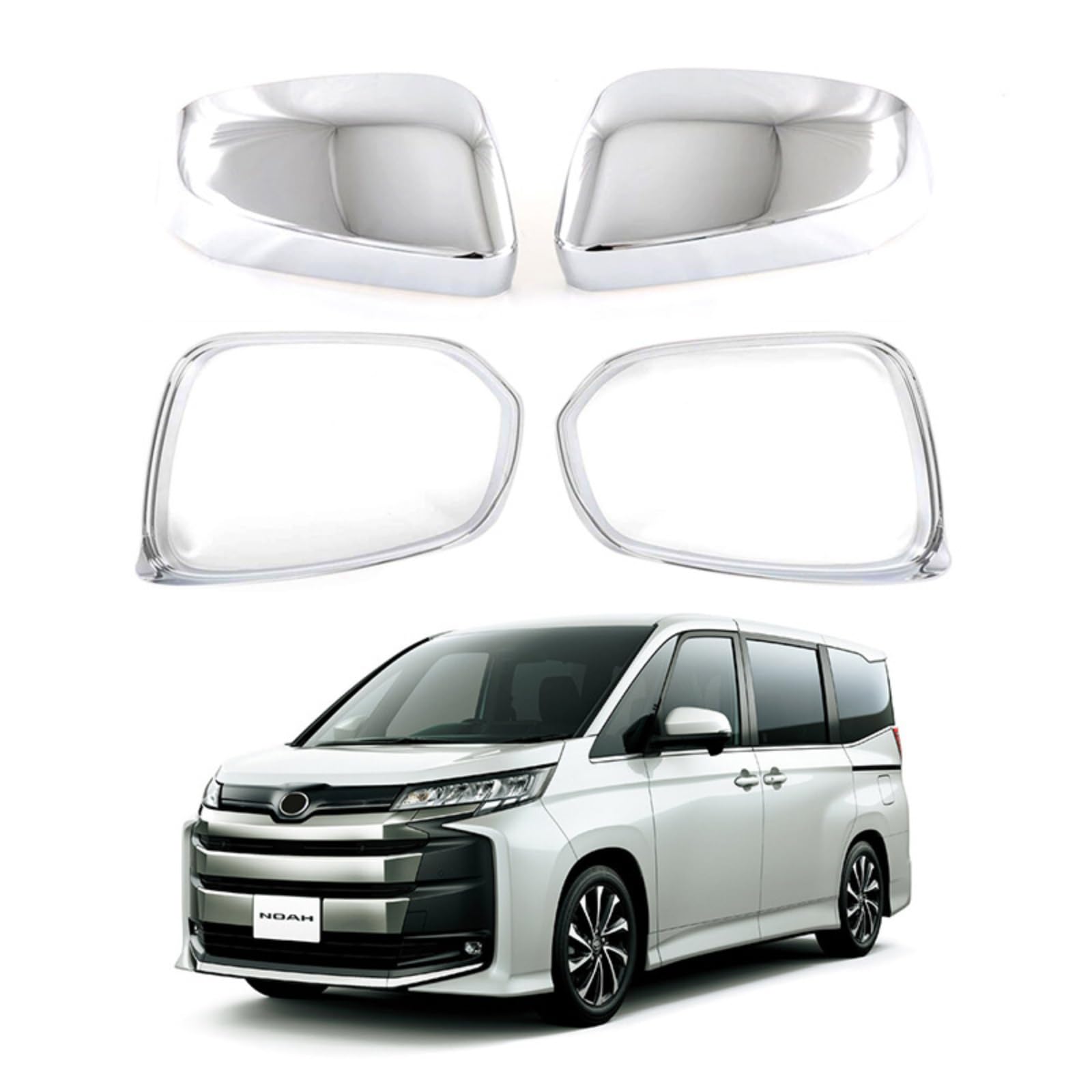 ノア ヴォクシー ドアミラー アウターリアビューミラー 左右セット｜車 