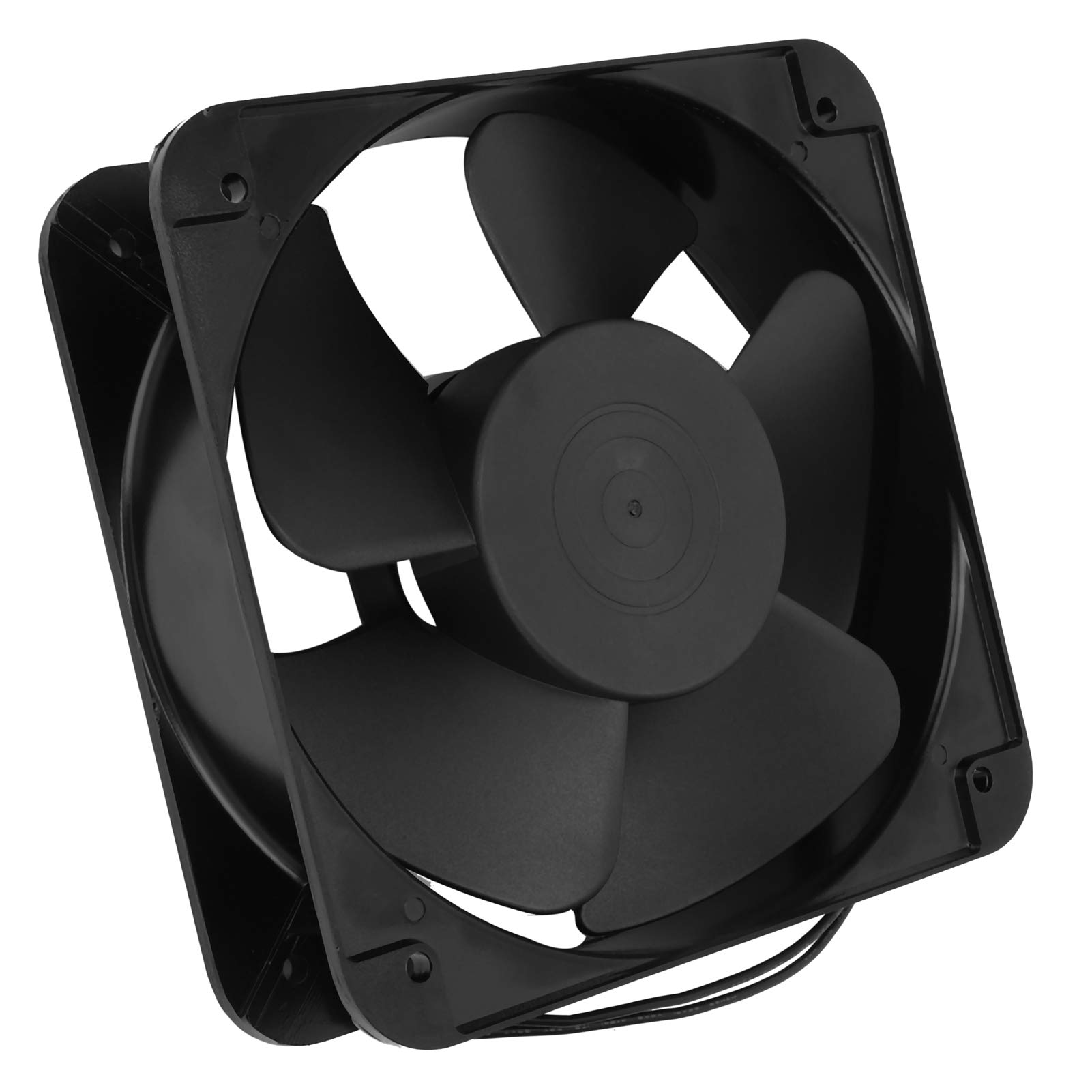 Wentylator Magnalium z łożyskiem Kulkowym, 5 łopatek, 2600 Obr./min, AC220V/240V, z pozycją łożyska obrobioną CNC, do Odprowadzania Ciepła, Wyciągu i chłodzenia.