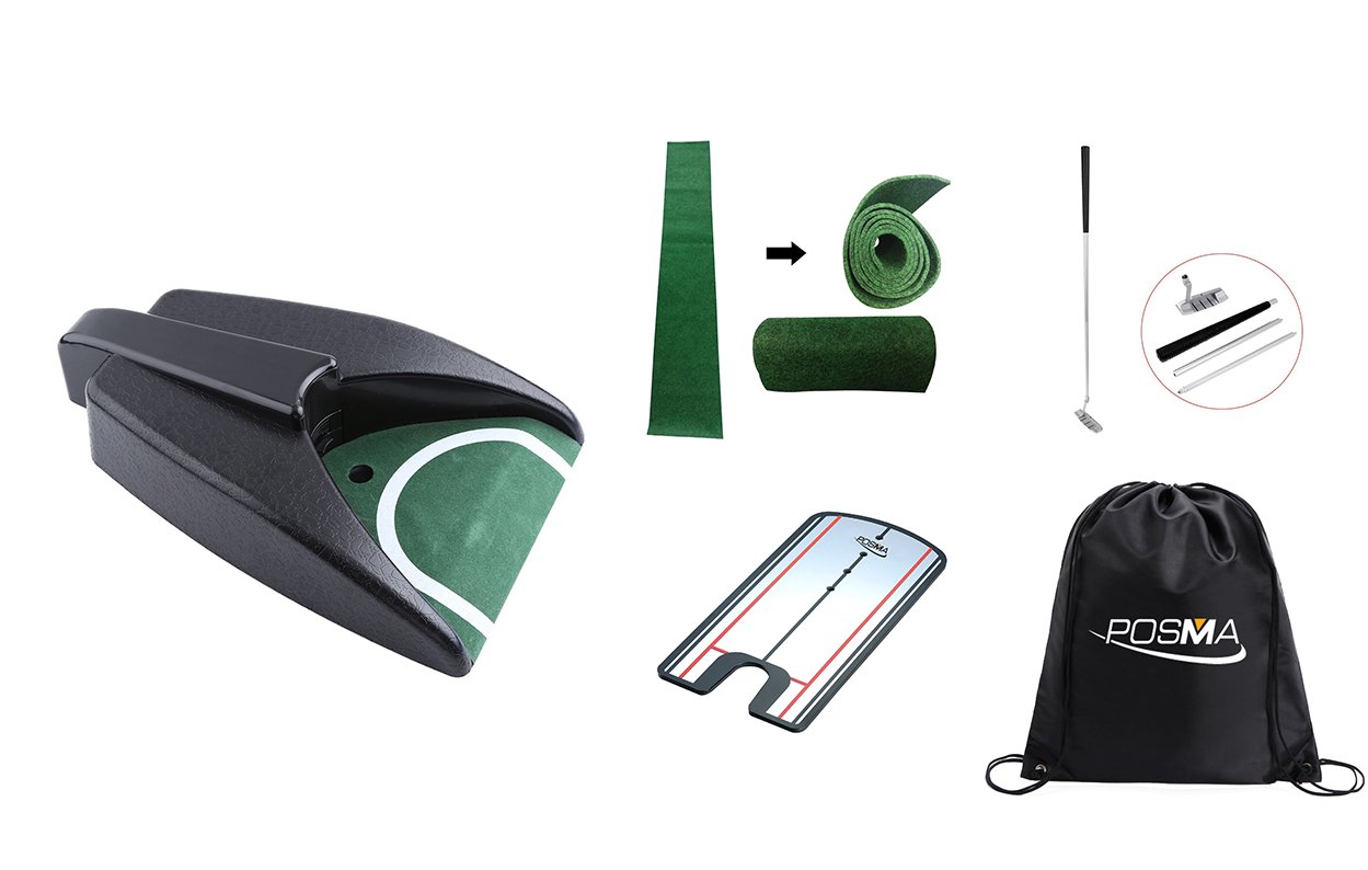 (未使用･未開封品)　Posma PG010F 自動戻りPutting Cup，Miniゴルフ住宅用練習マットPortable運転鳴ったマット，ゴルフ練習パター，バッグ 6k88evb Amazon | Posma PG010B 自動戻りPutting Cup，Miniゴルフ住宅用