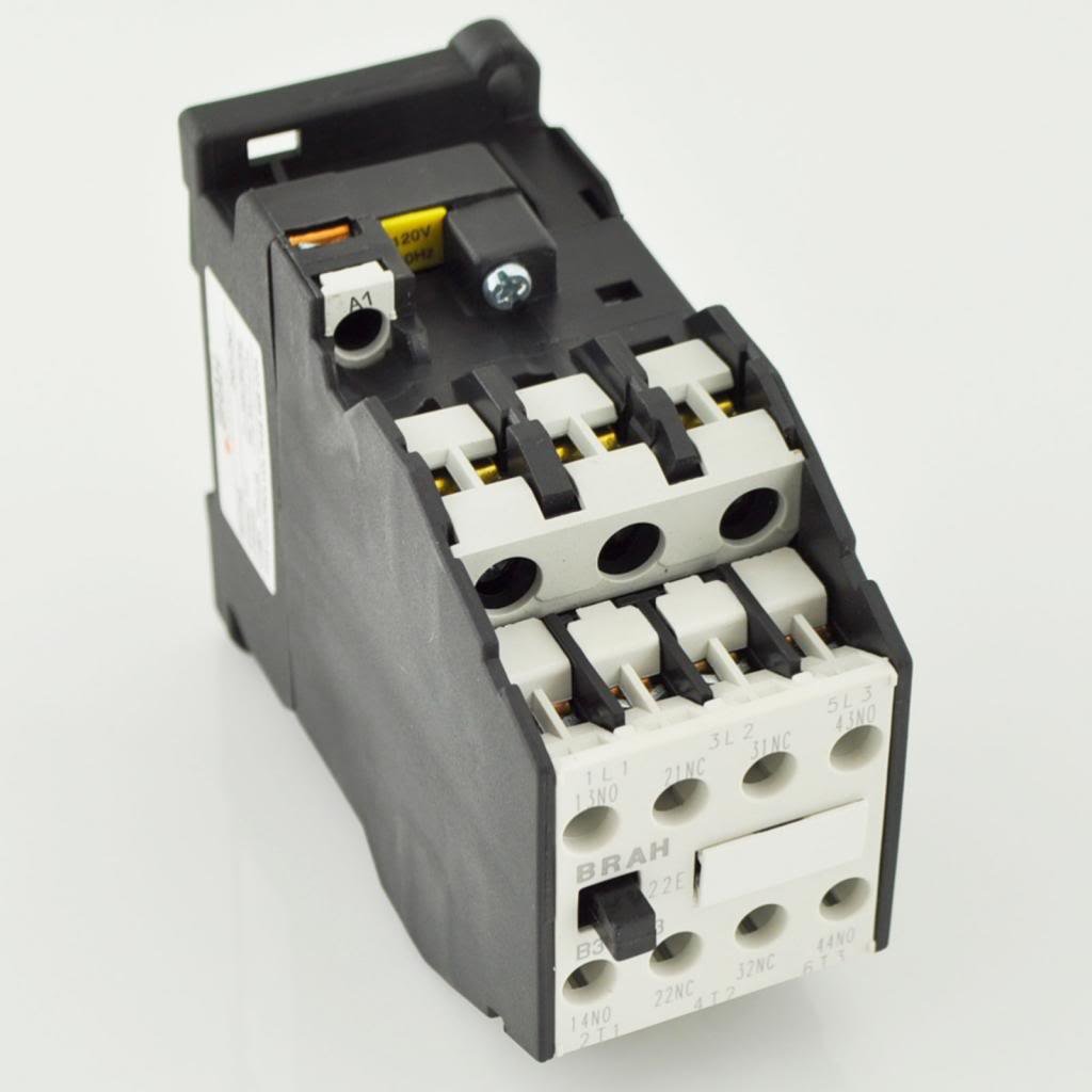 Direct Replacement for Siemens World Series Contactor 3TF43 3TF4322-0AK6 3P 600V 22A Includes 110/120 Volt AC Coil and a 2 Year Warranty