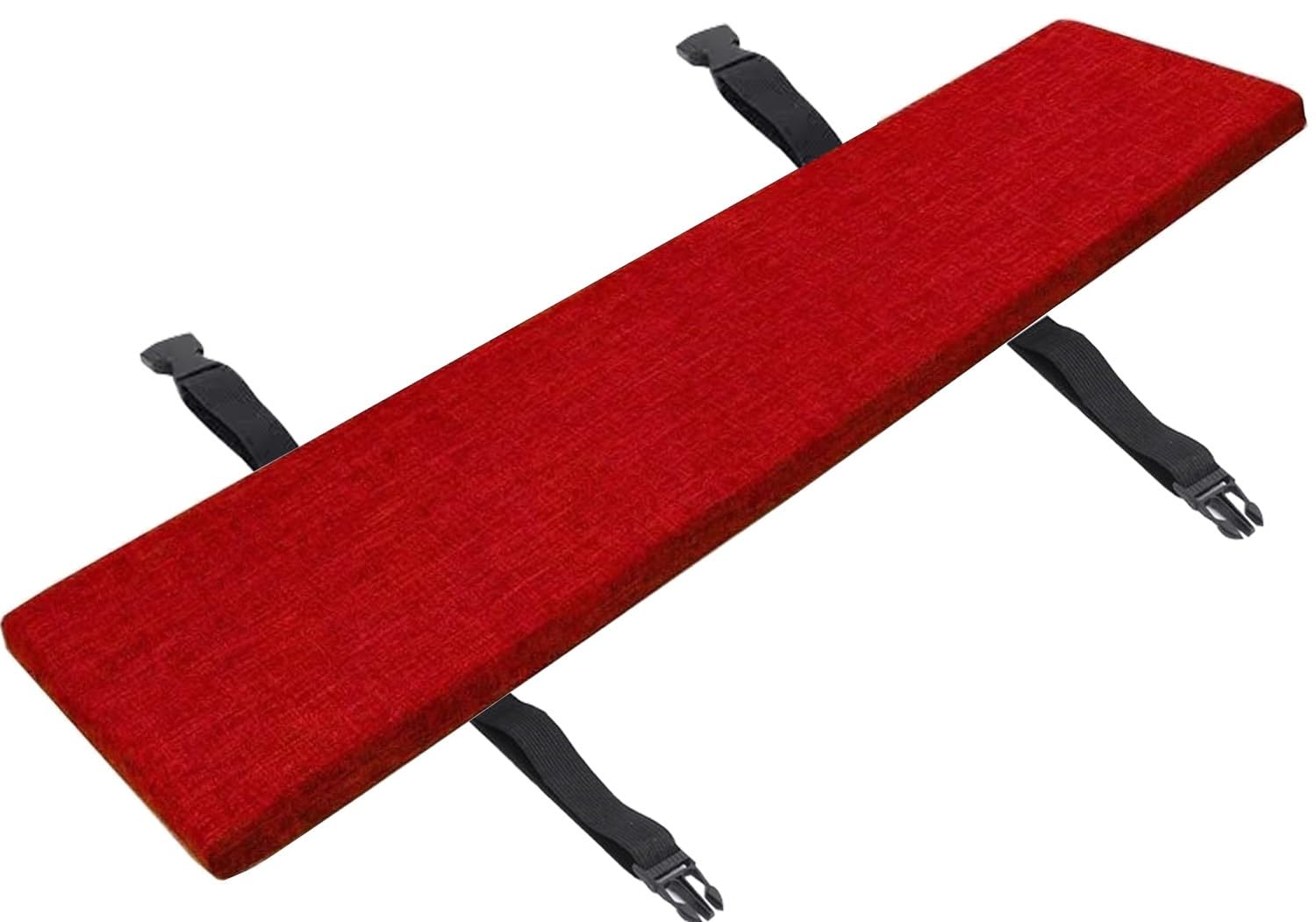Panca antiscivolo lavabile per uso interno ed esterno, 120 cm, 150 cm, 100 cm, 90 x 40 cm, 35 cm, 30 cm, perfetta per giardino, patio, altalene, baia e portico, pelliccia (rosso, 180 x 35 x 5 cm)